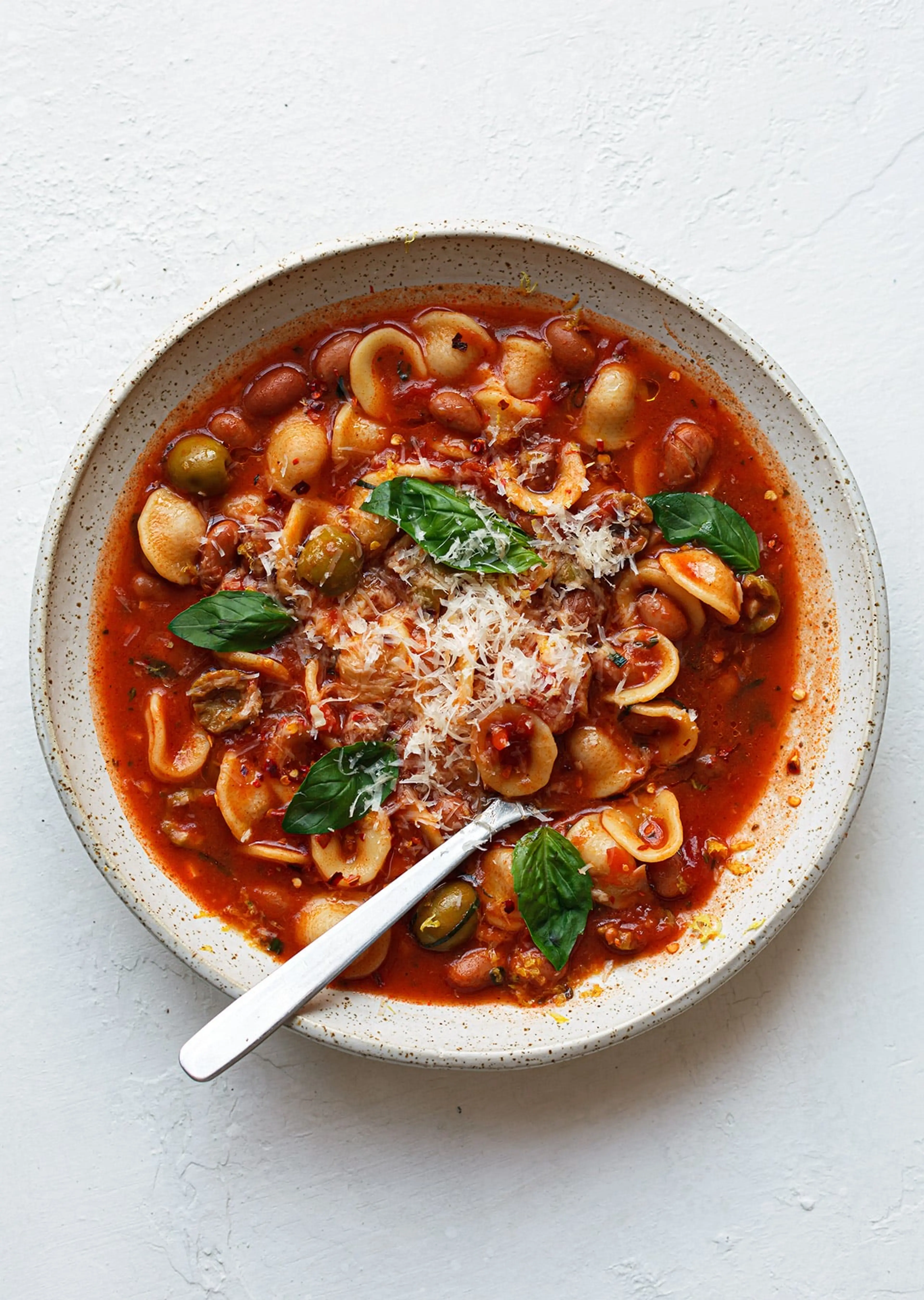 One Pot Pasta + Bean Broth