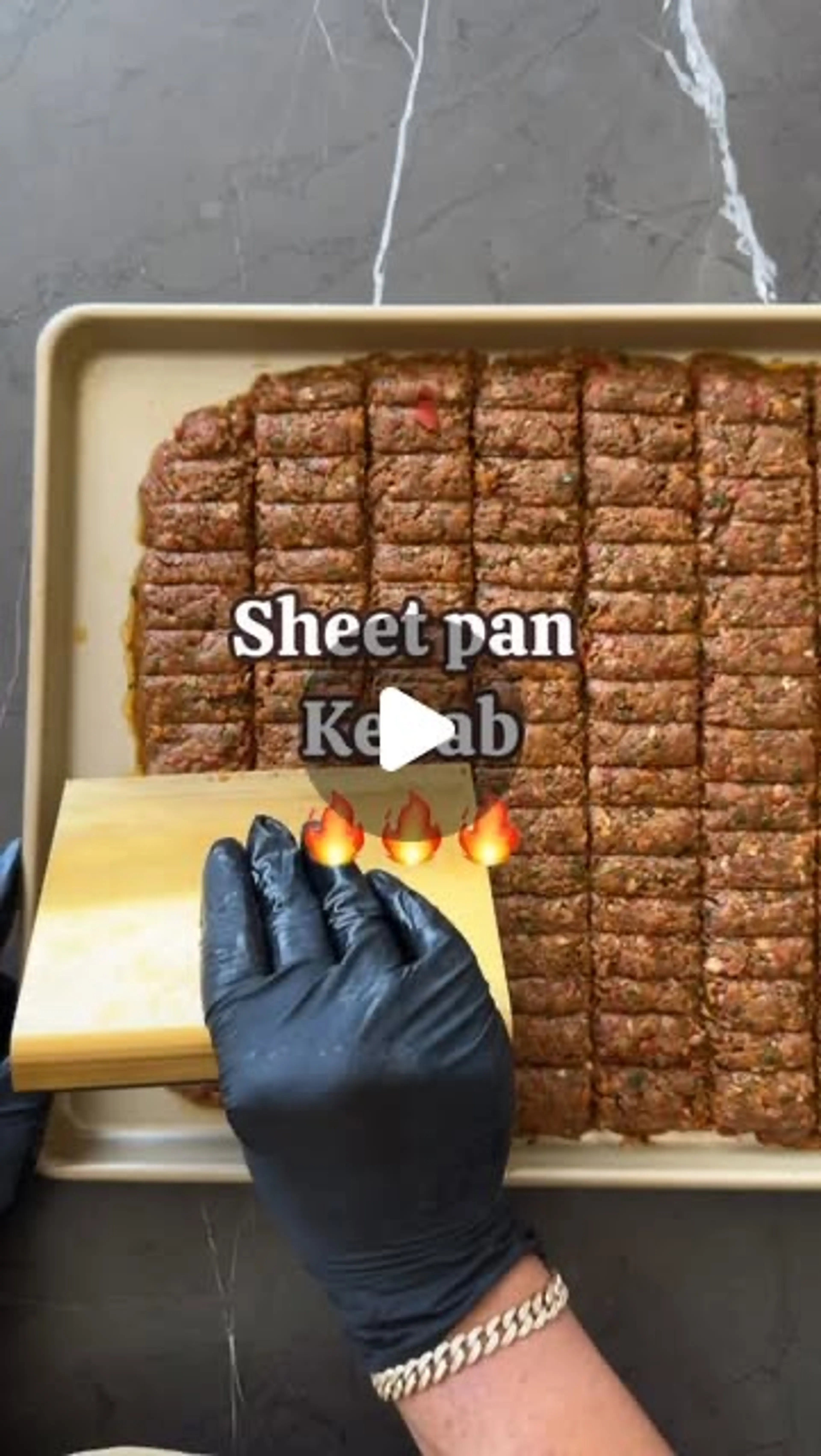 Sheet pan Kebab Laffa