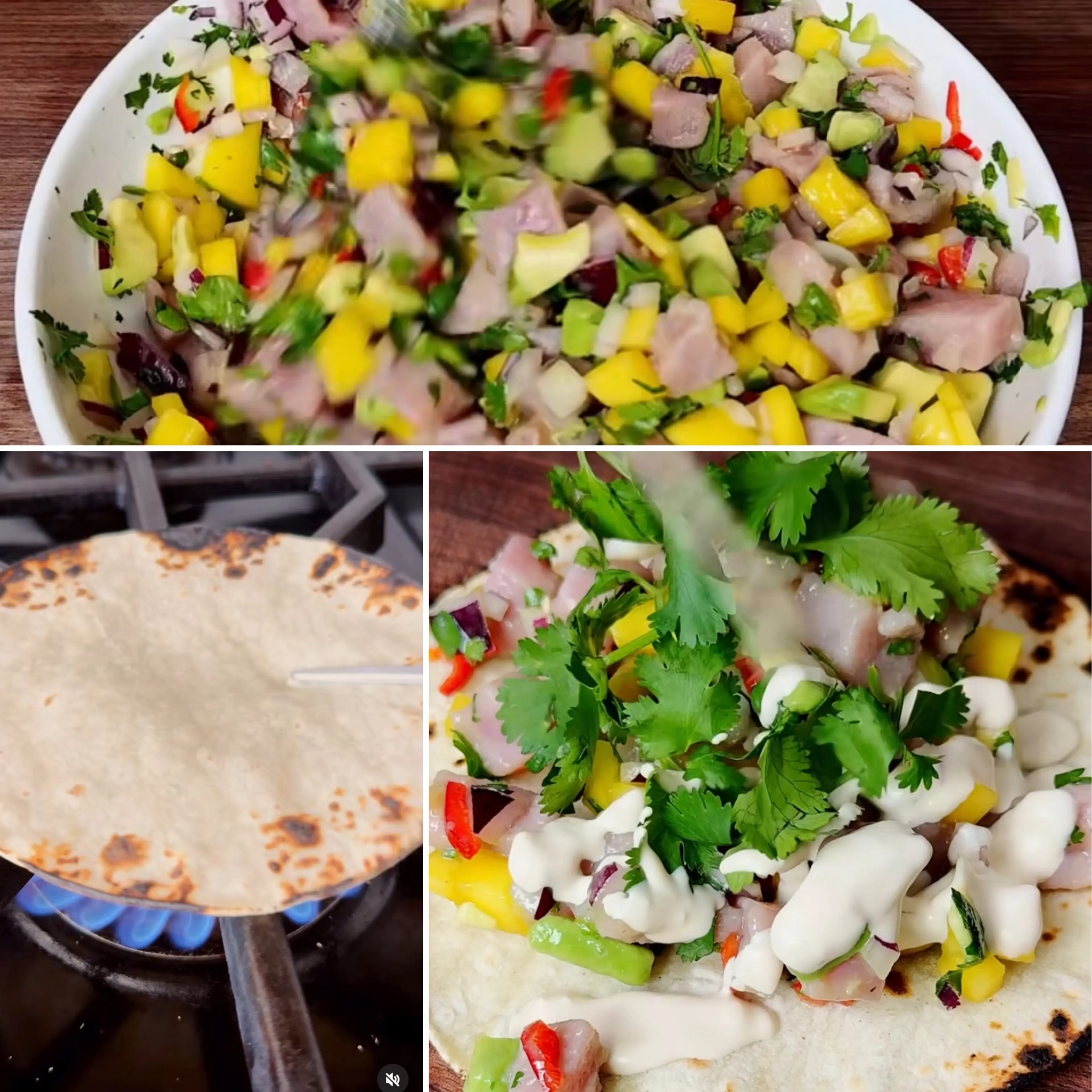 Tuna Ceviche Tacos