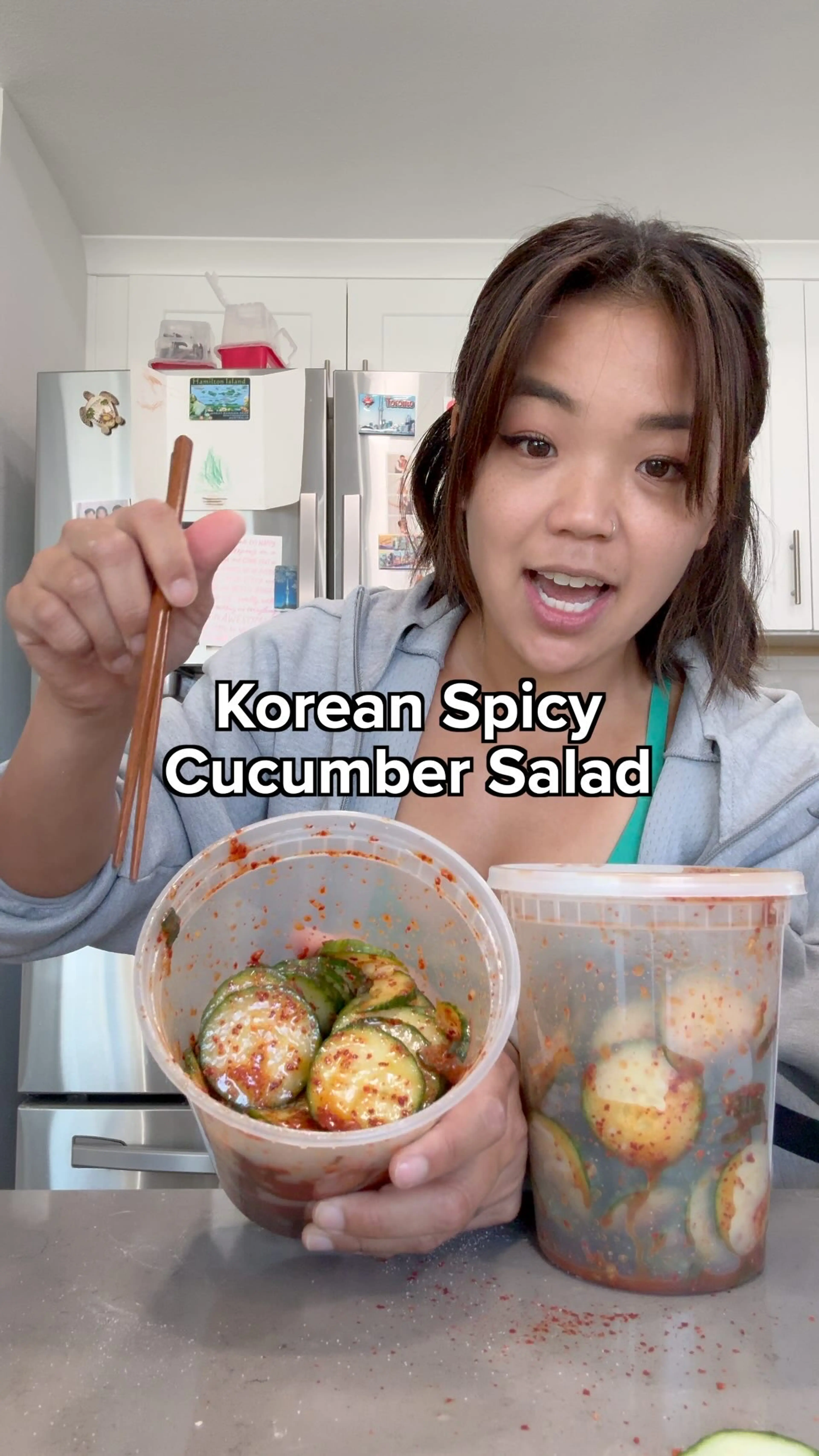 Korean Spicy Cucumber Salad