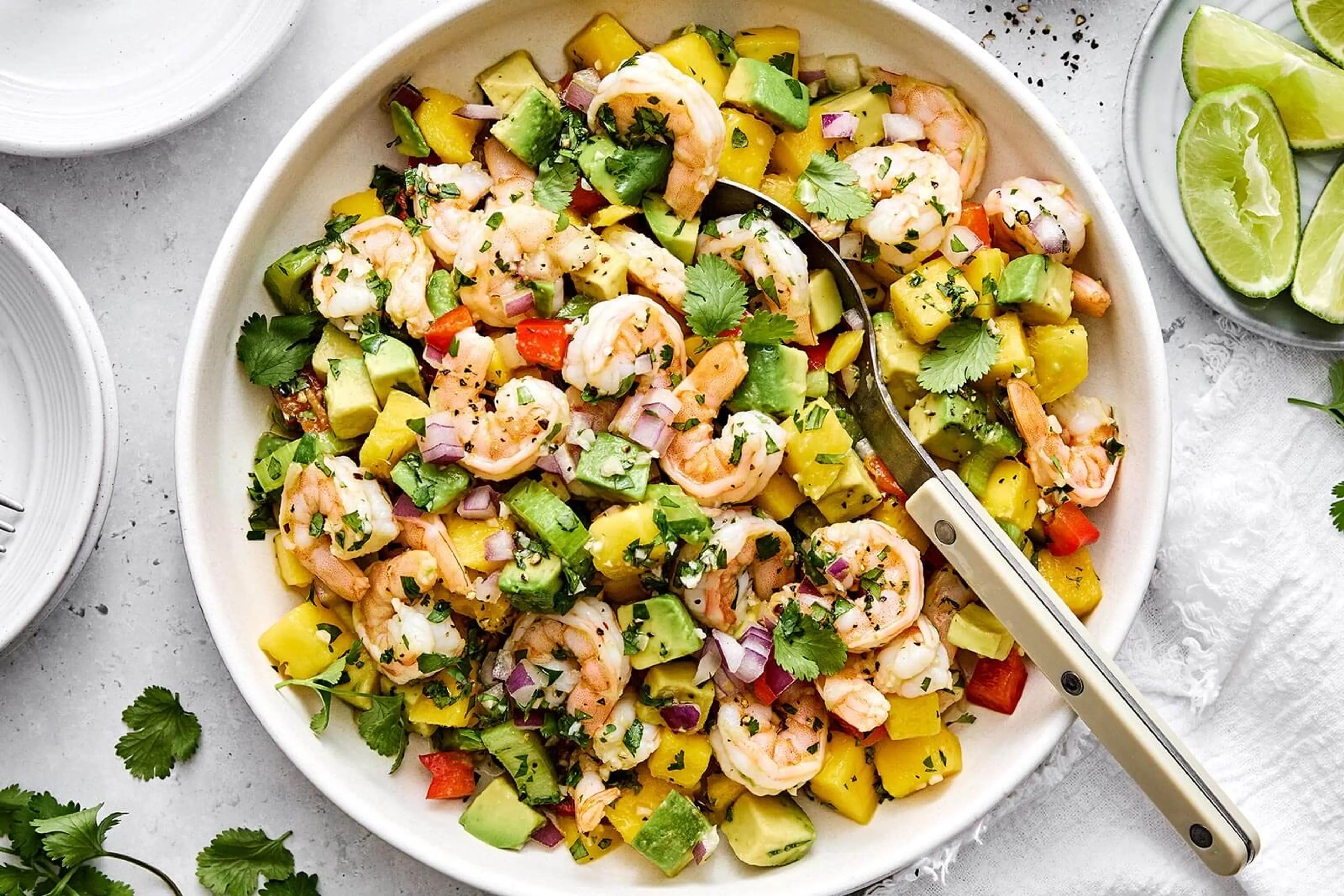 Mango Avocado Shrimp Salad