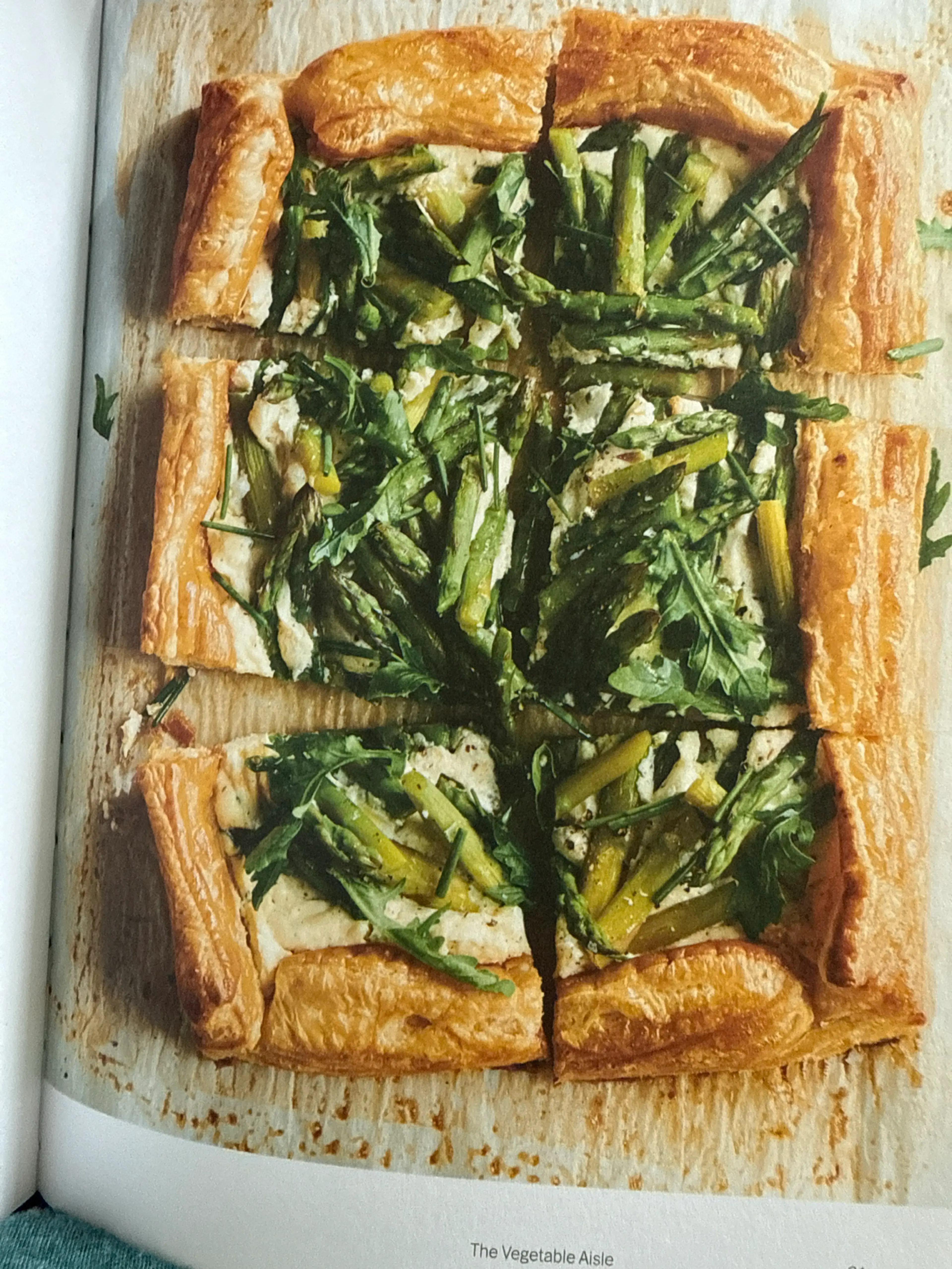Asparagus and Boursin Tart