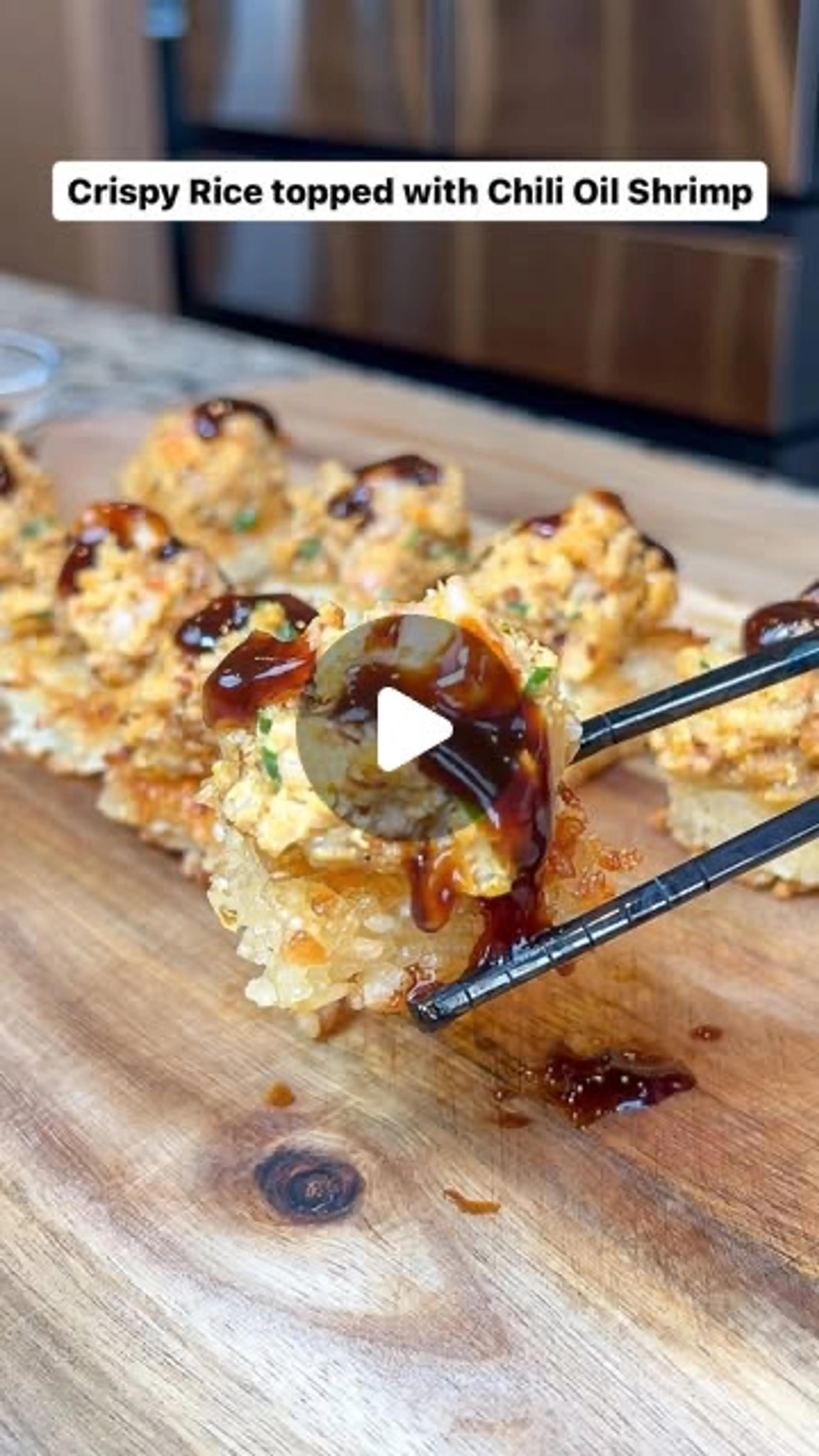 This Is Your Sign to Make Crispy Rice Topped with Chili Oil