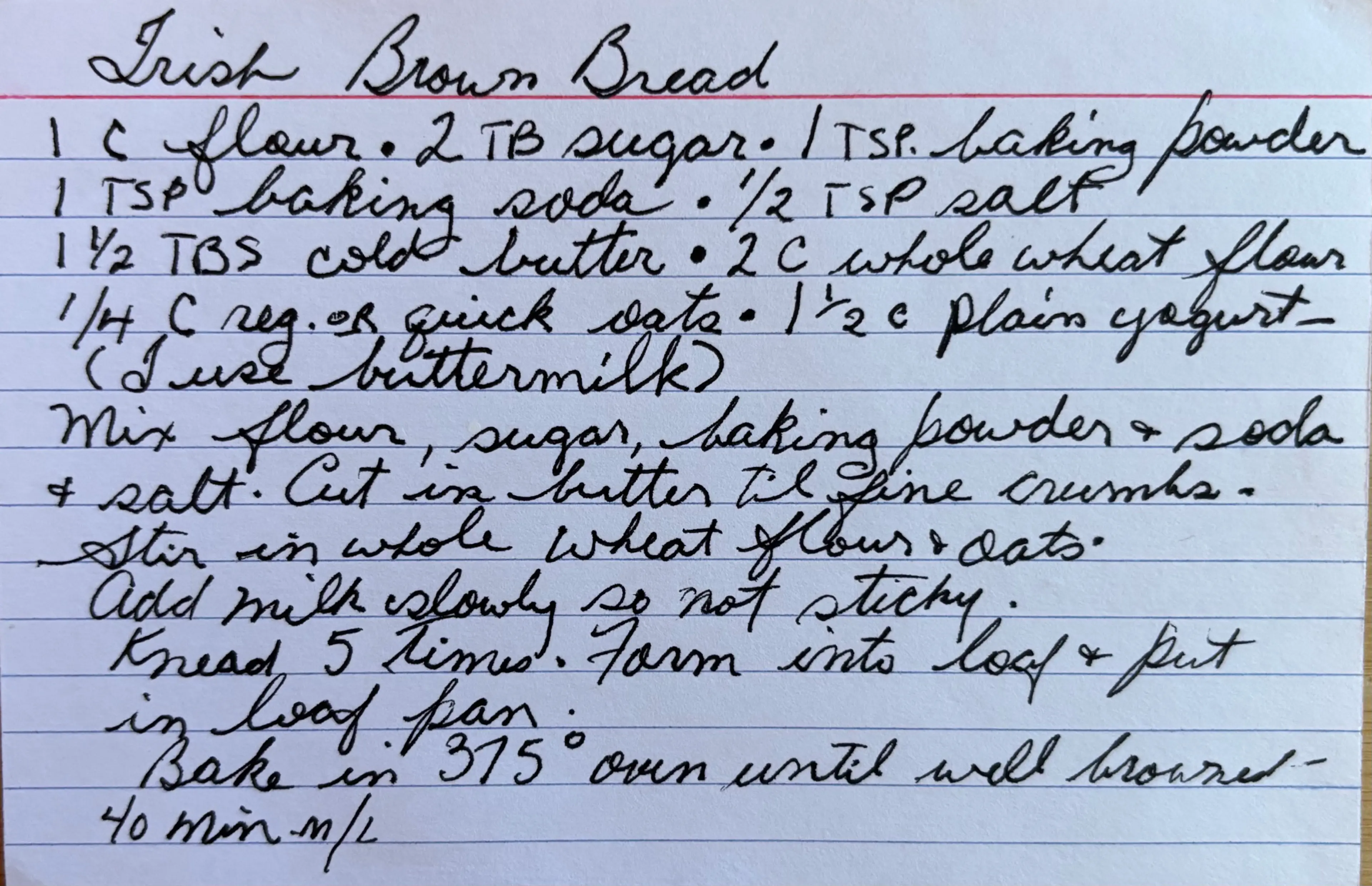 Irish Brown Bread