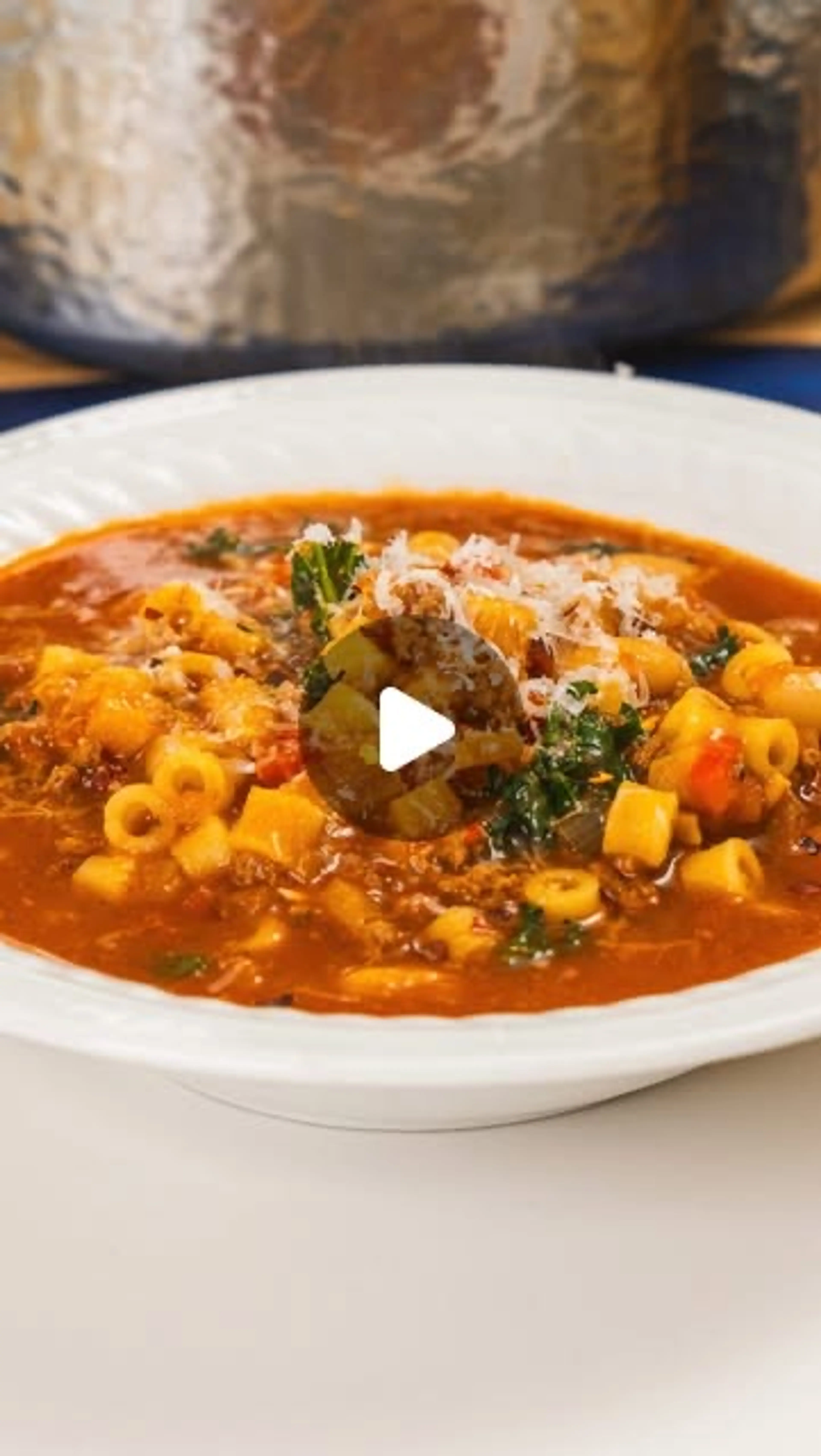 Stanley Tucci’s Pasta Fagioli