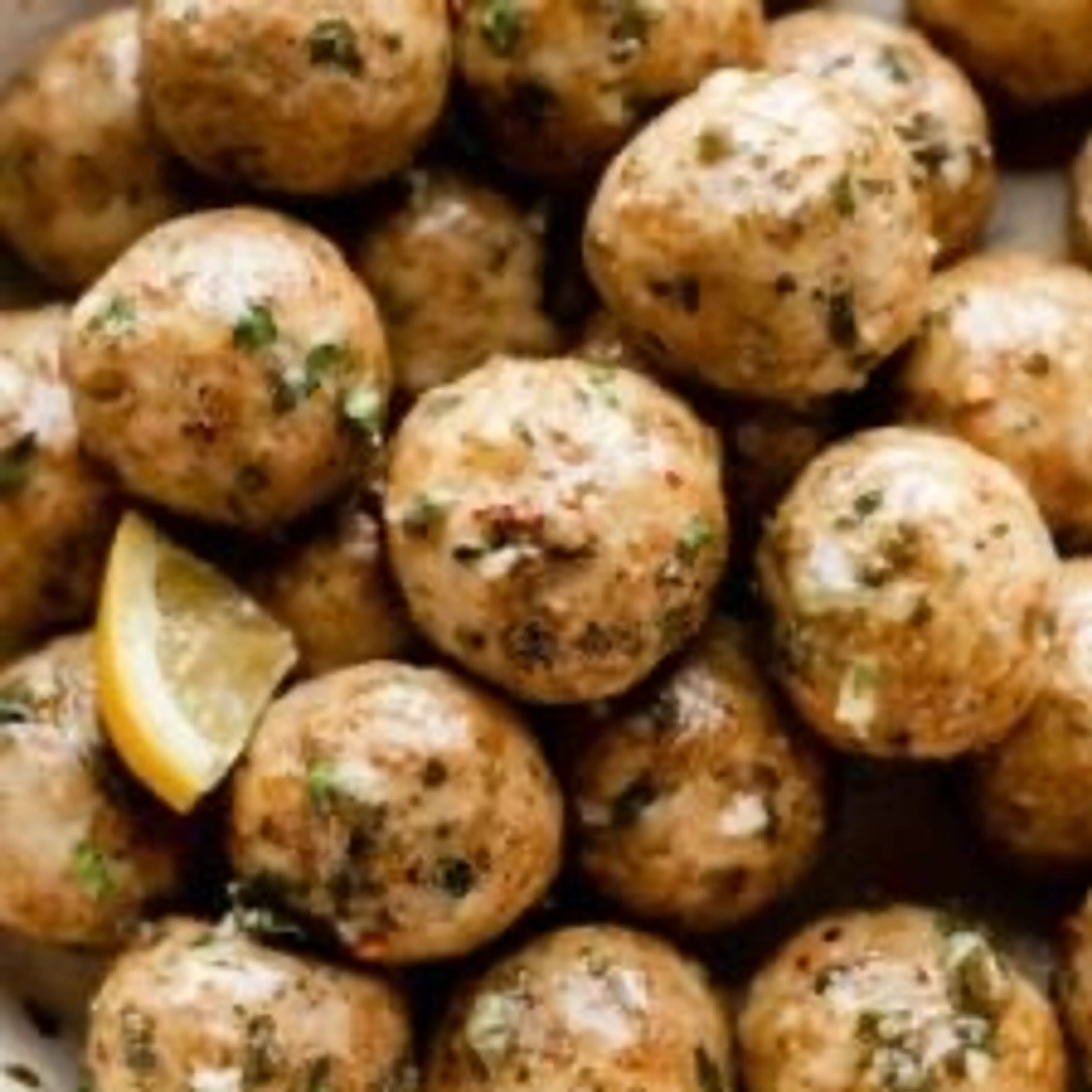 Easy Baked Chicken Meatballs