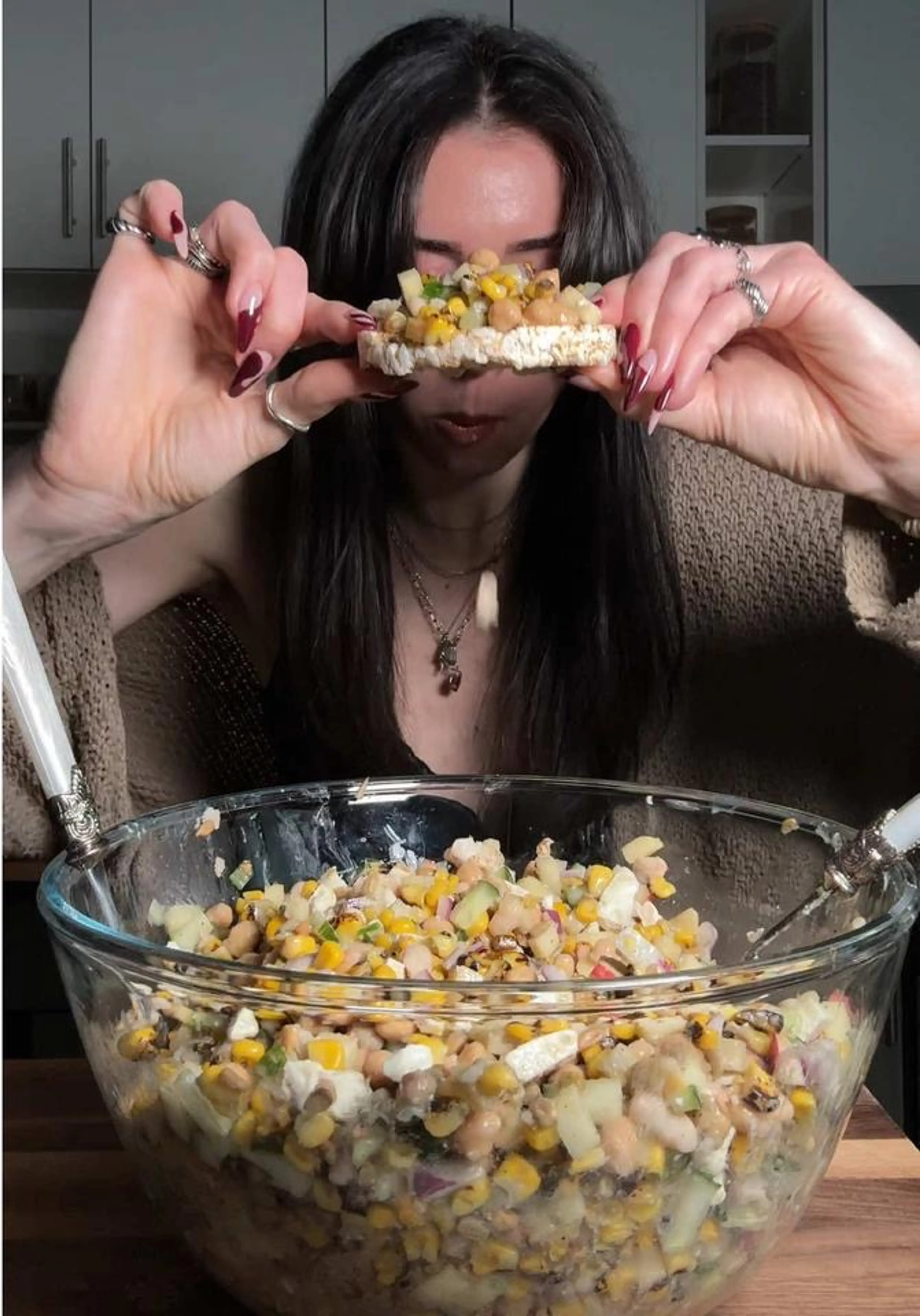 Honey Mustard Scoopable Salad!