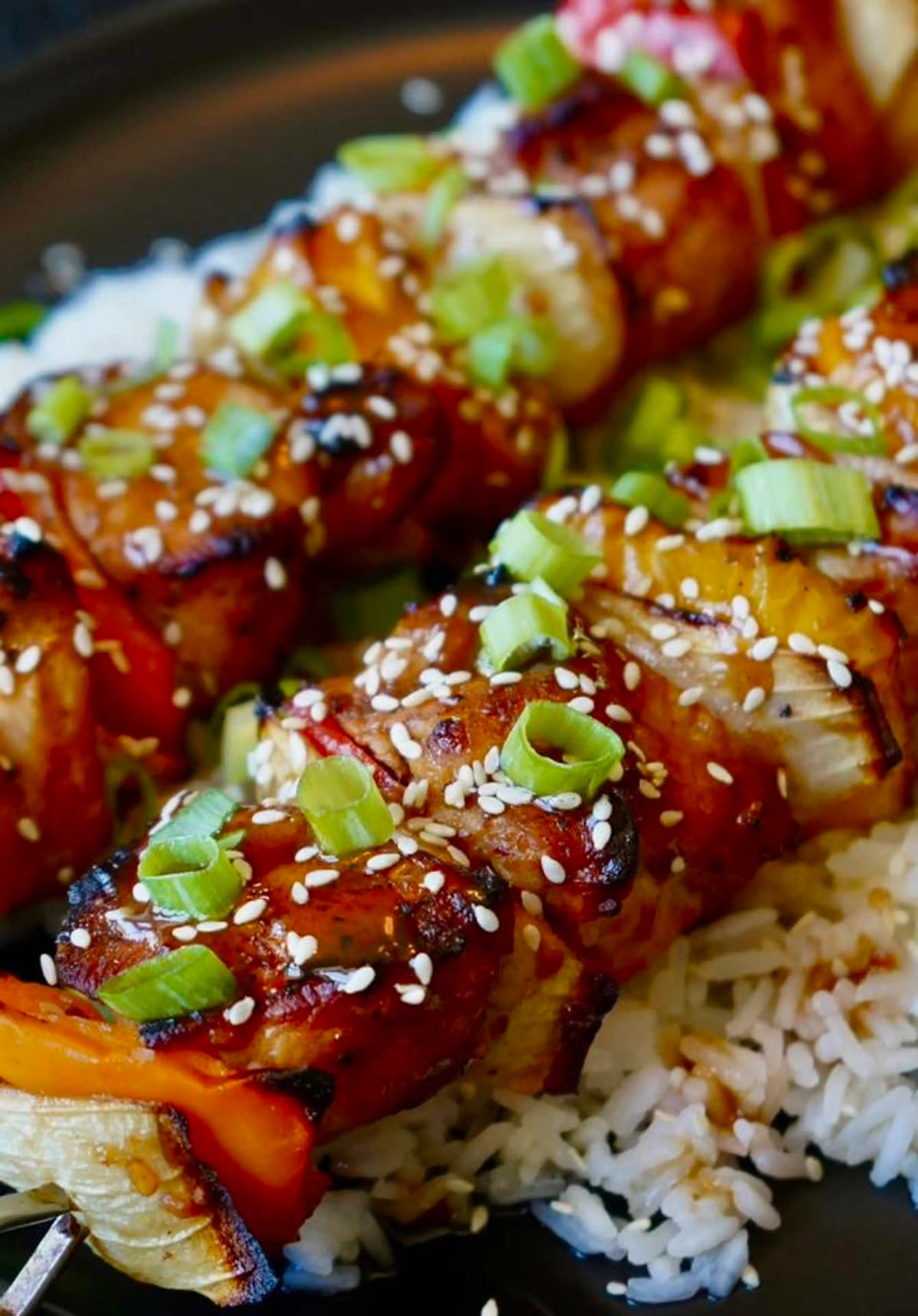 Honey Teriyaki Chicken Kabobs