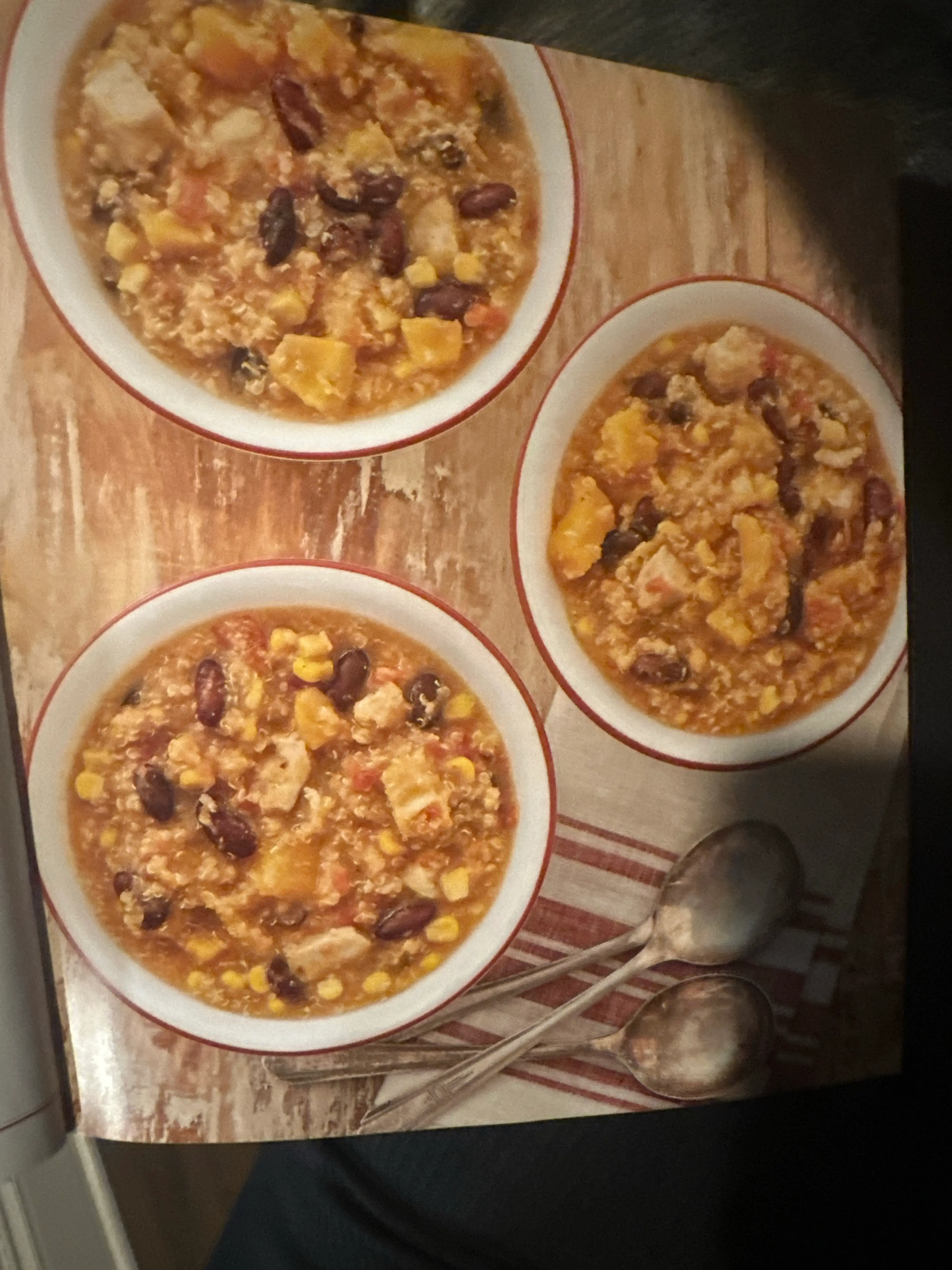CHICKEN, BUTTERNUT SQUASH, AND QUINOA SOUP