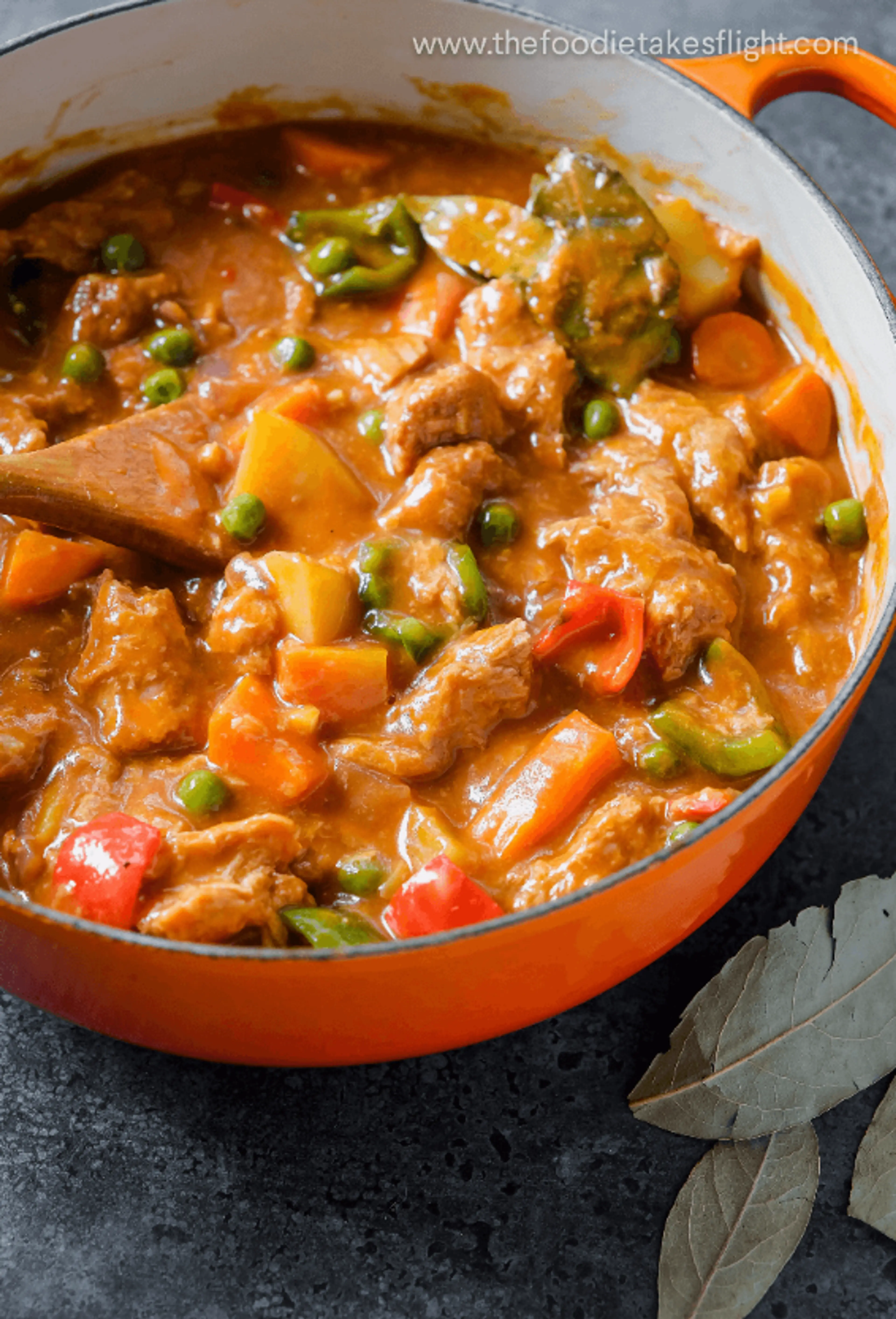 Filipino Tomato-Based “Meat” Stew (Kaldereta)