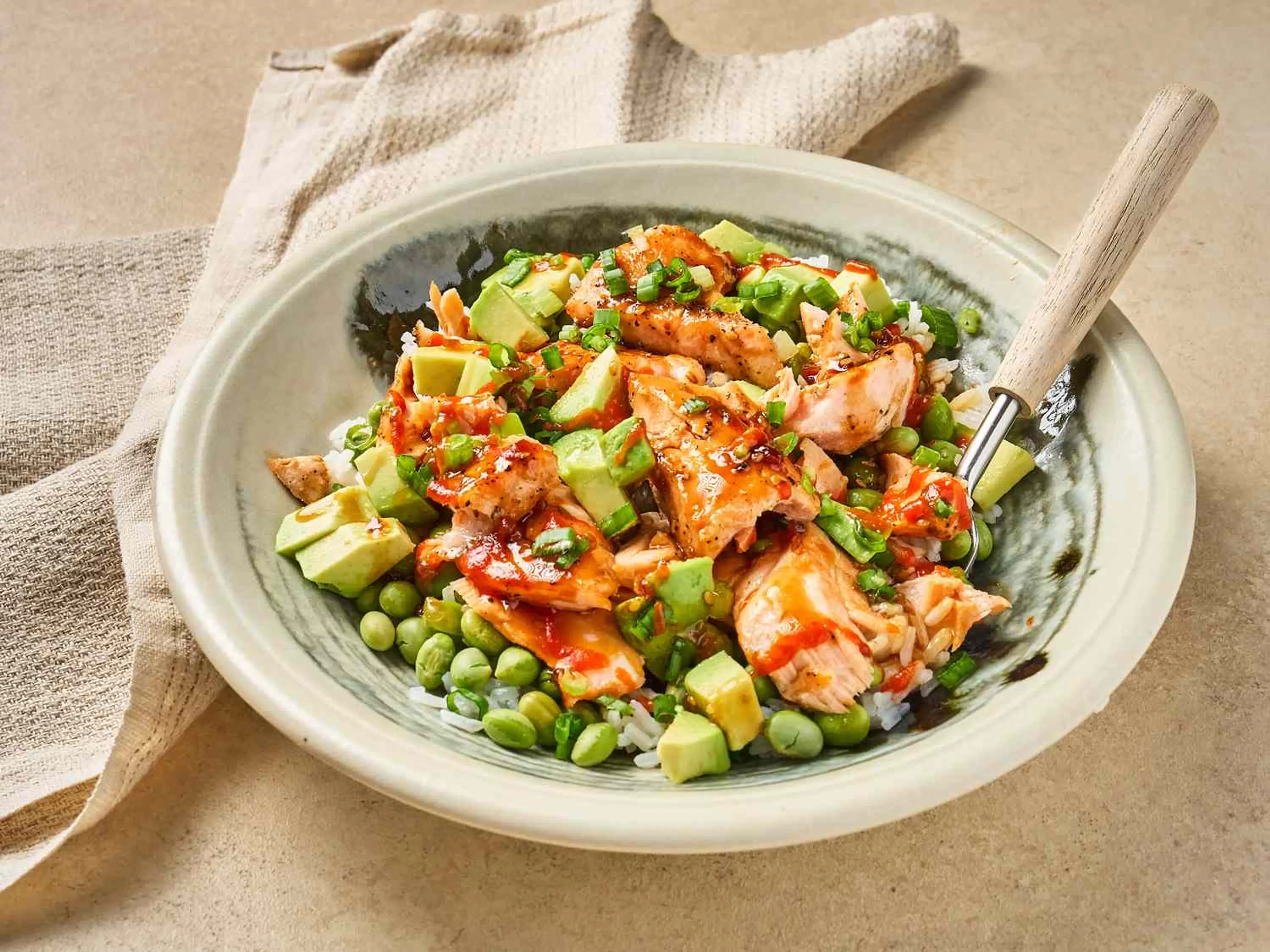 5-Ingredient Salmon Teriyaki Bowls
