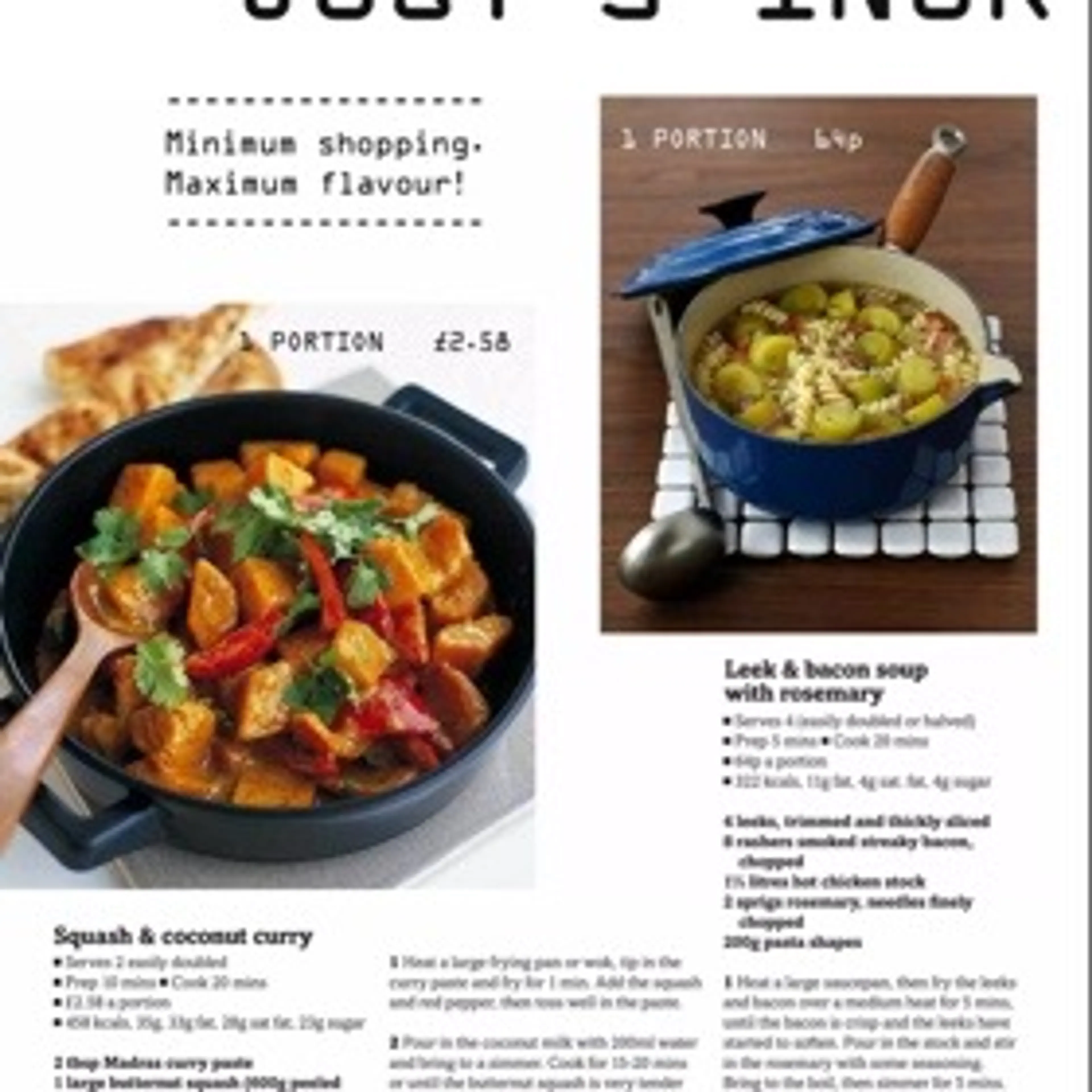 Squash & coconut curry