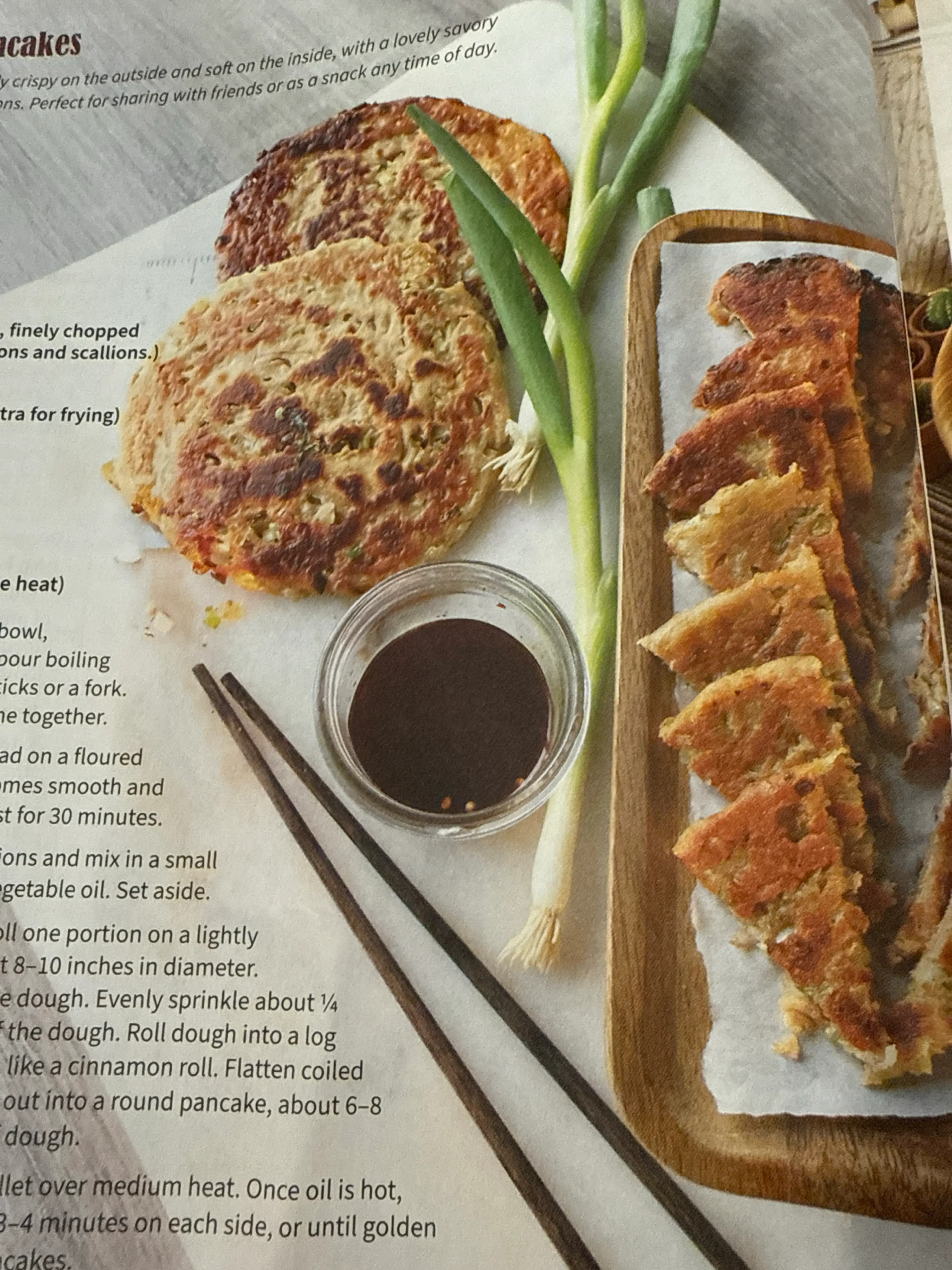 Spring onion Pancakes