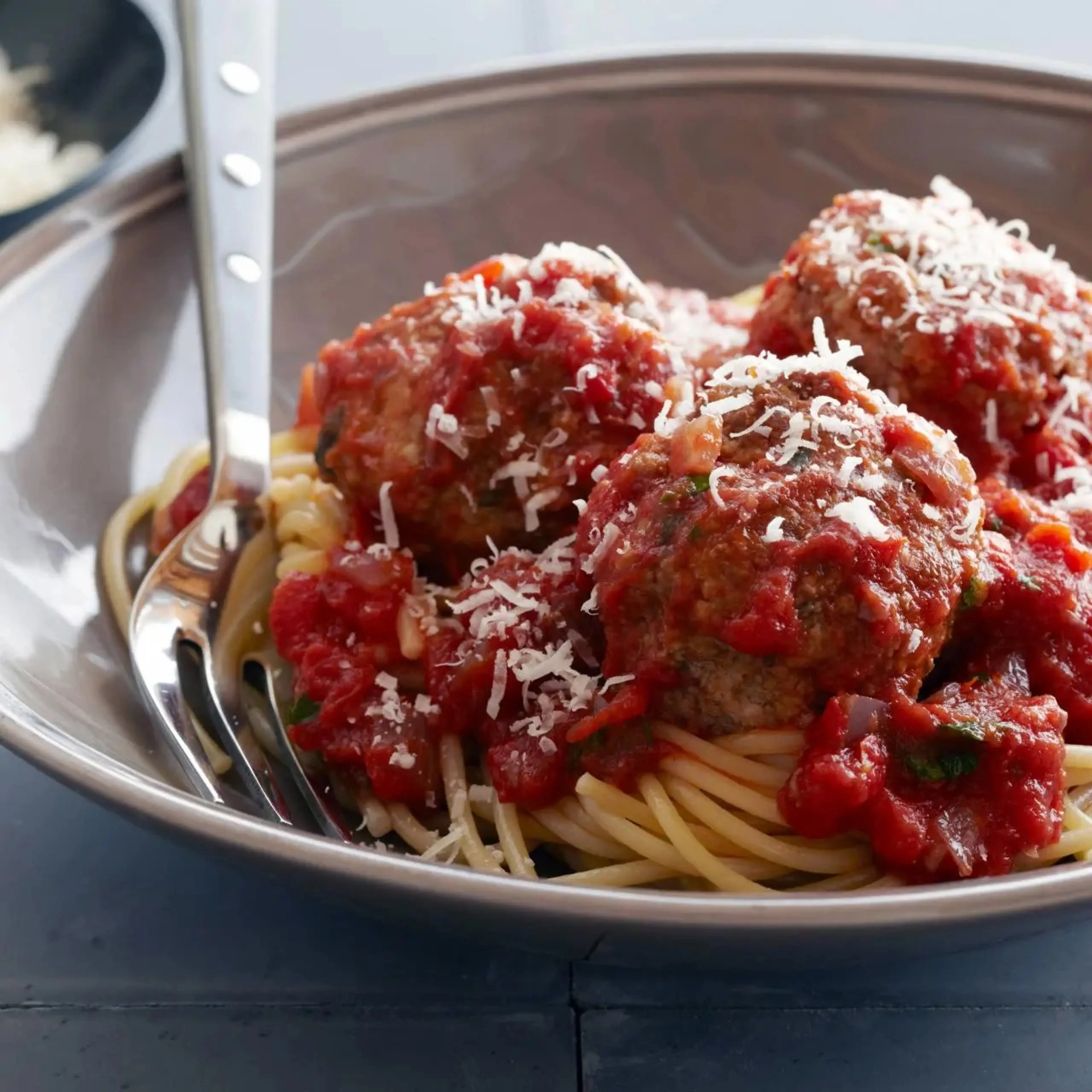 Real Meatballs and Spaghetti