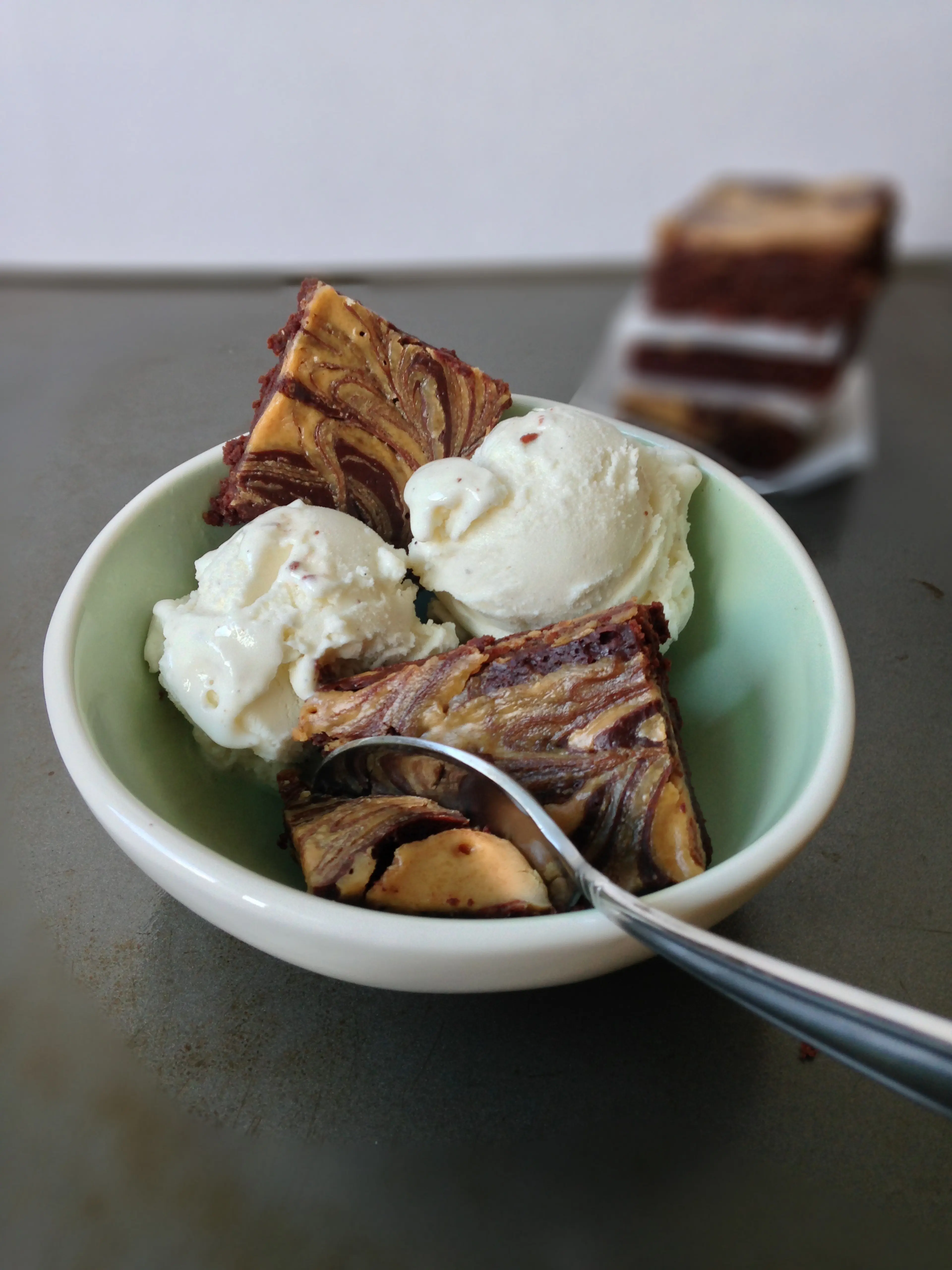 Skinny Peanut Butter Brownies