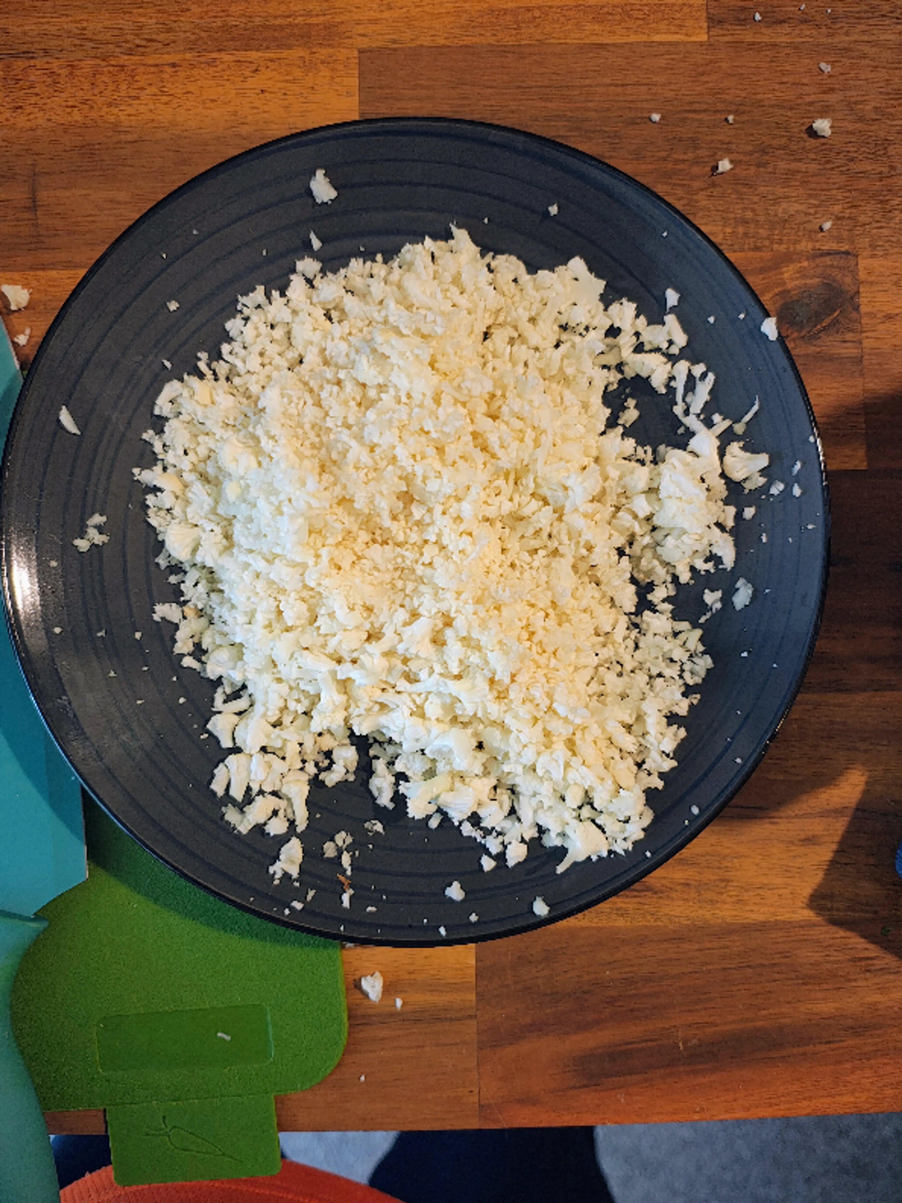 Spiced Cauliflower Rice Bowls with Soft Eggs and Chutney