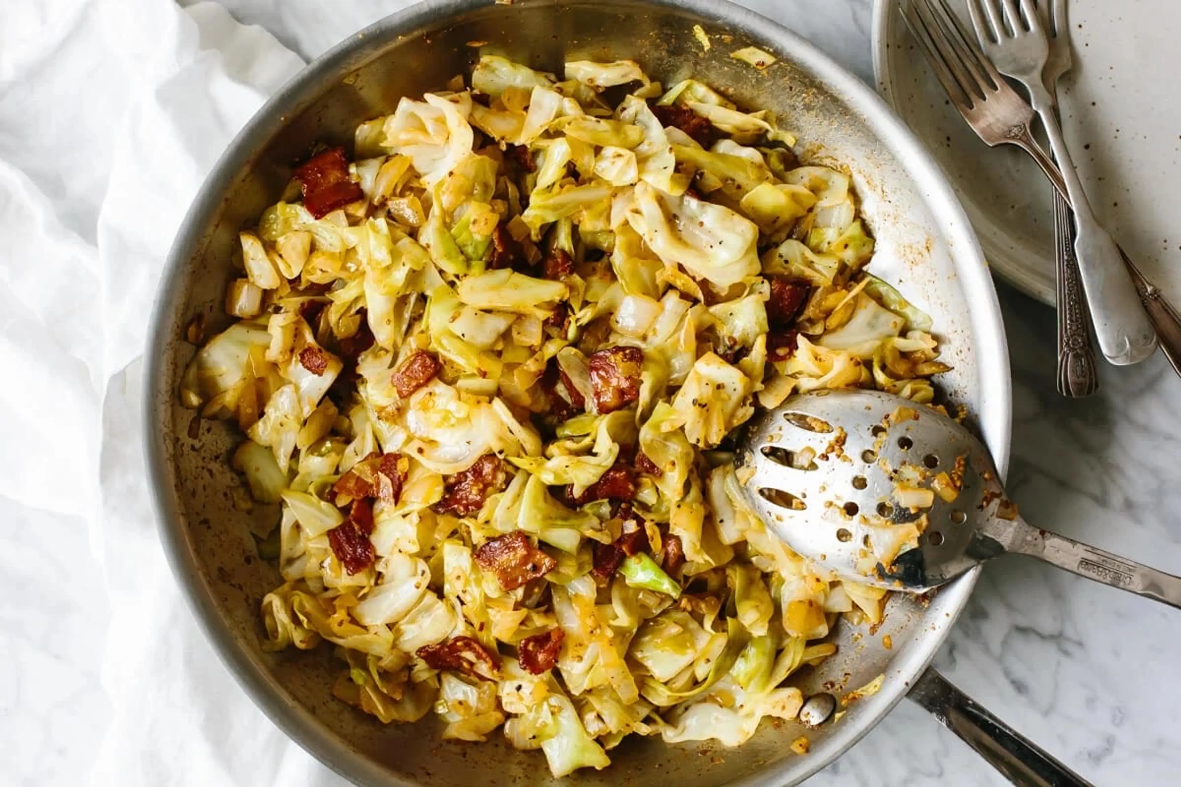 Easy Fried Cabbage