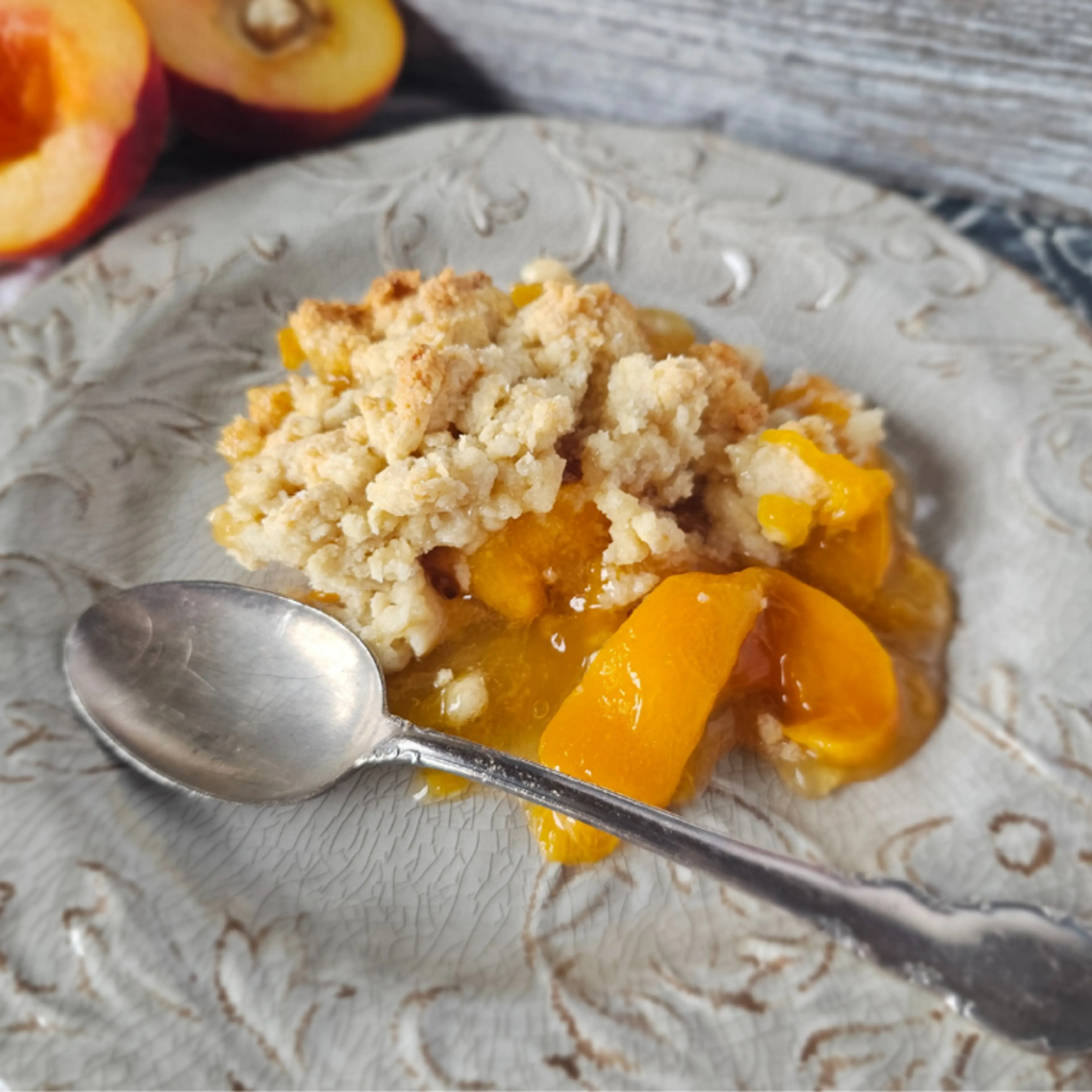 Gluten-Free Peach Cobbler