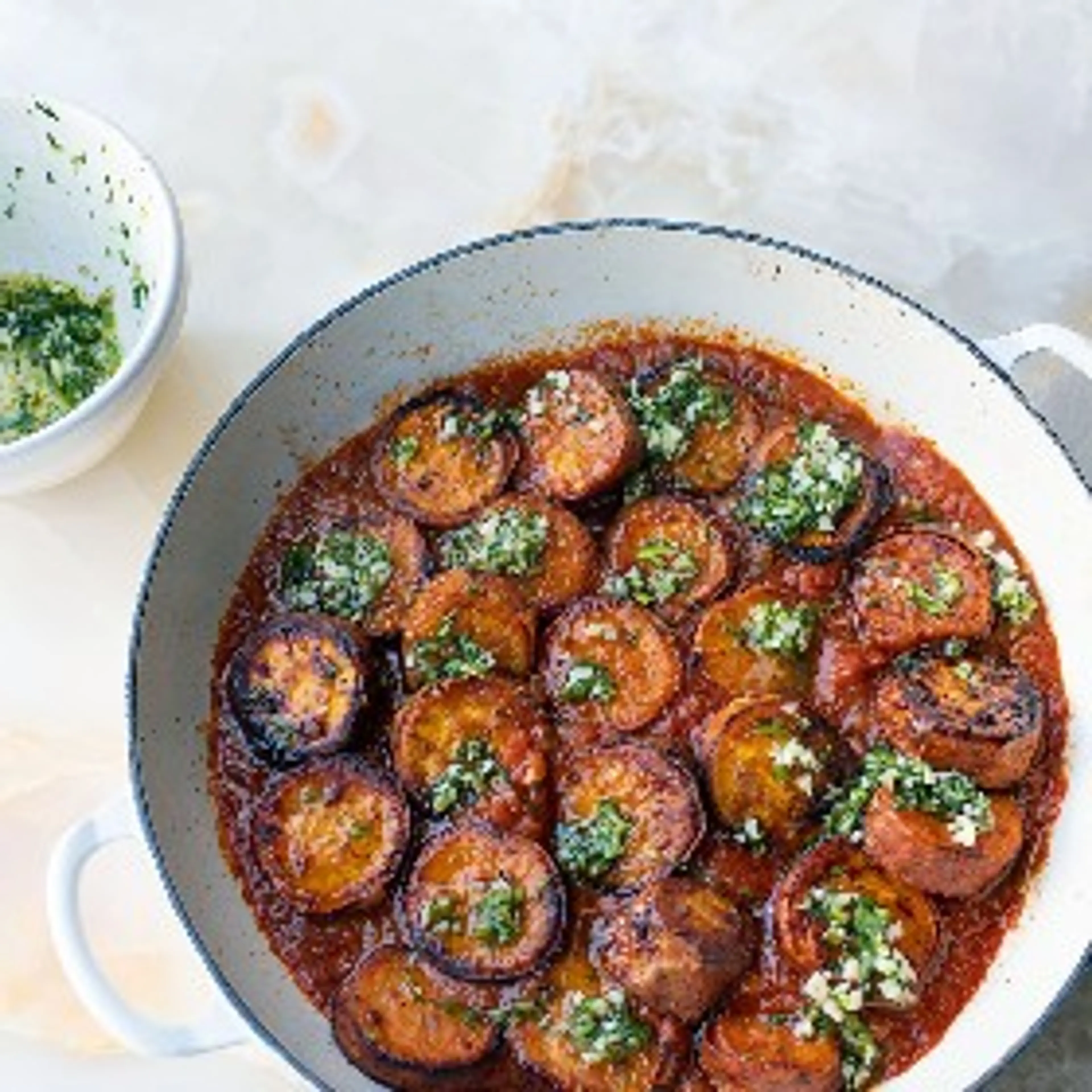 Sweet Potato in Tomato, Lime and Cardamom Sauce