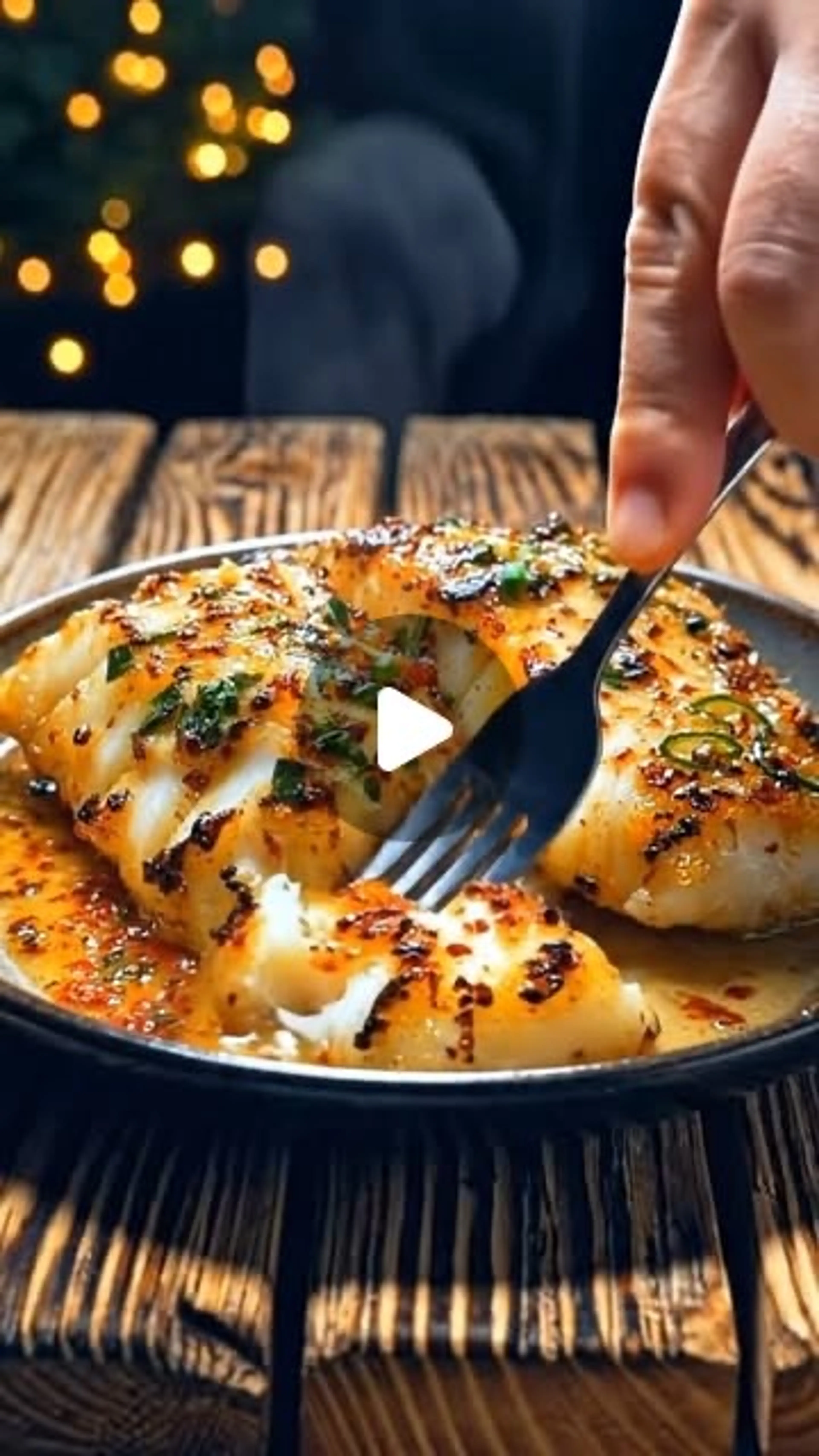 Garlic Butter Cod Strips with Sweet Chili Lime