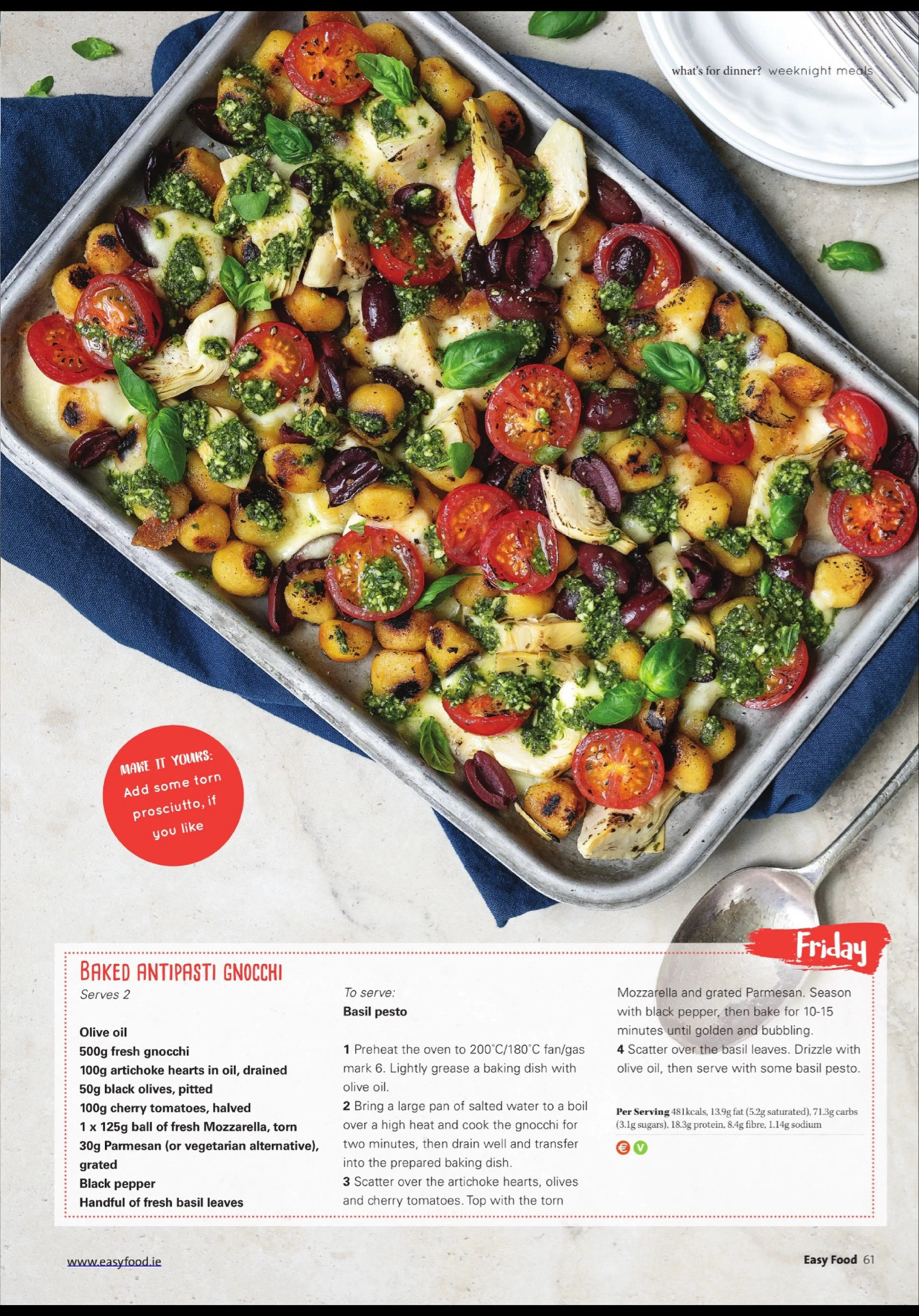 BAKED ANTIPASTI GNOCCHI