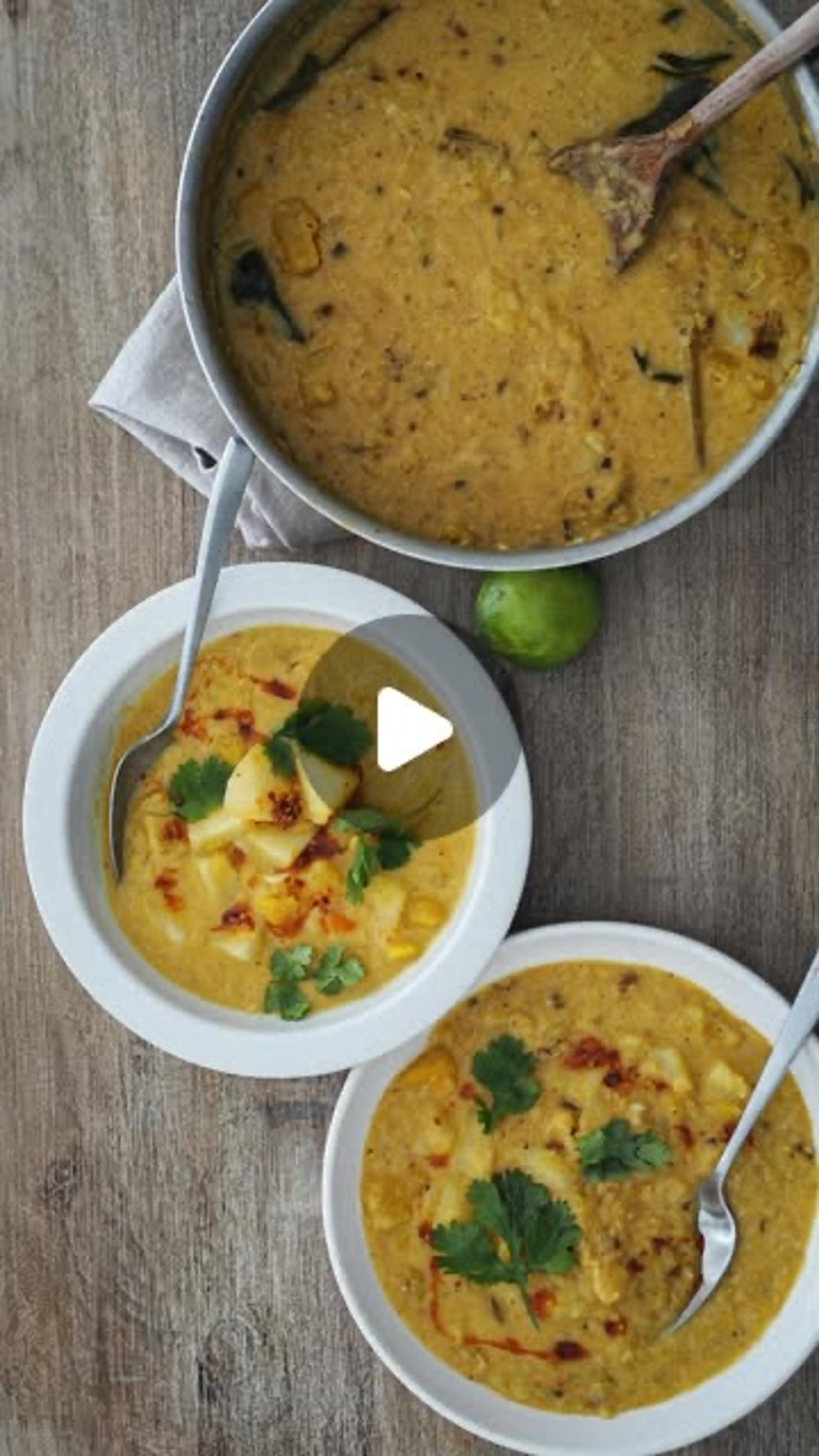 Thai Pumpkin, Potato Red Lentil Soup