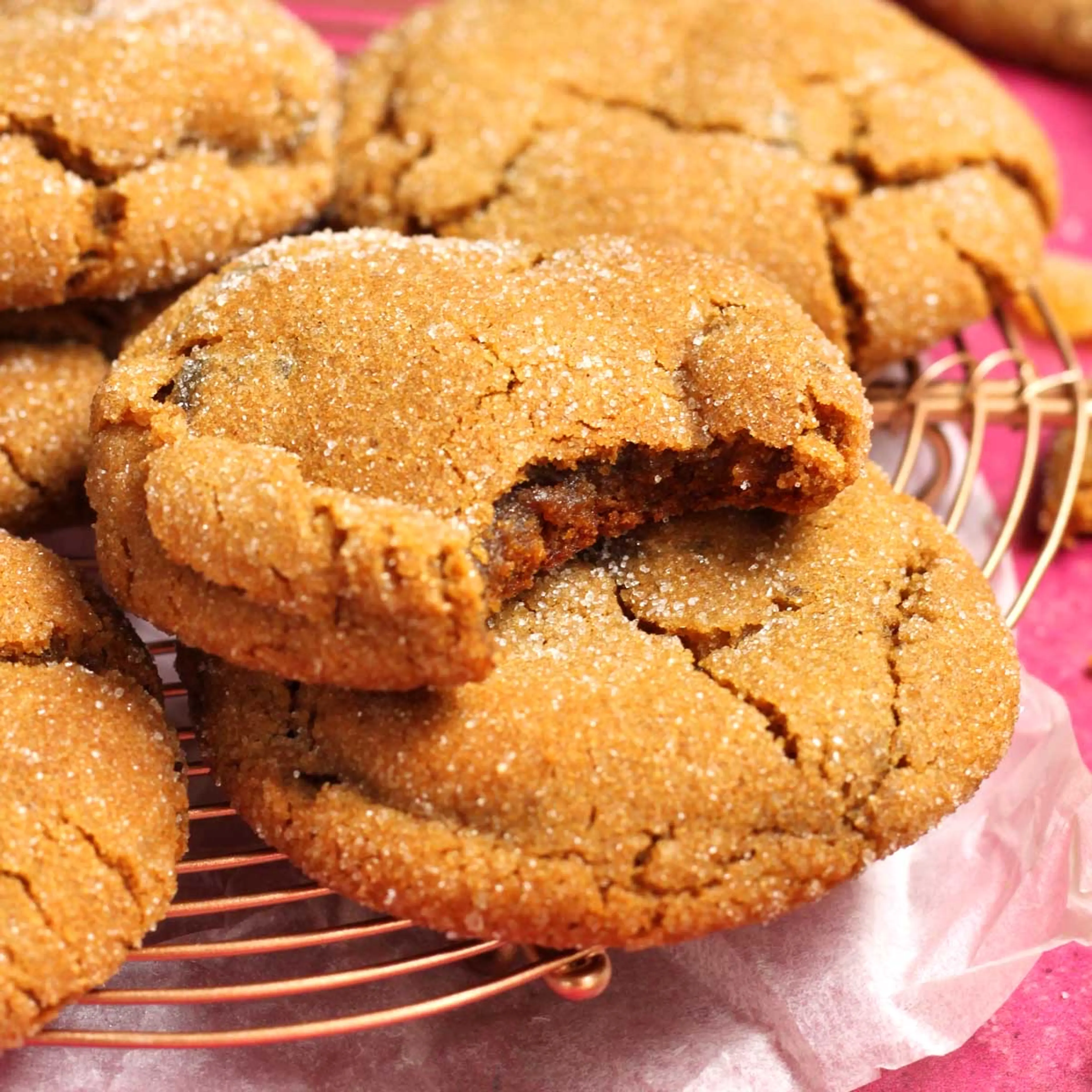 THE BEST Chewy Ginger Molasses Cookies