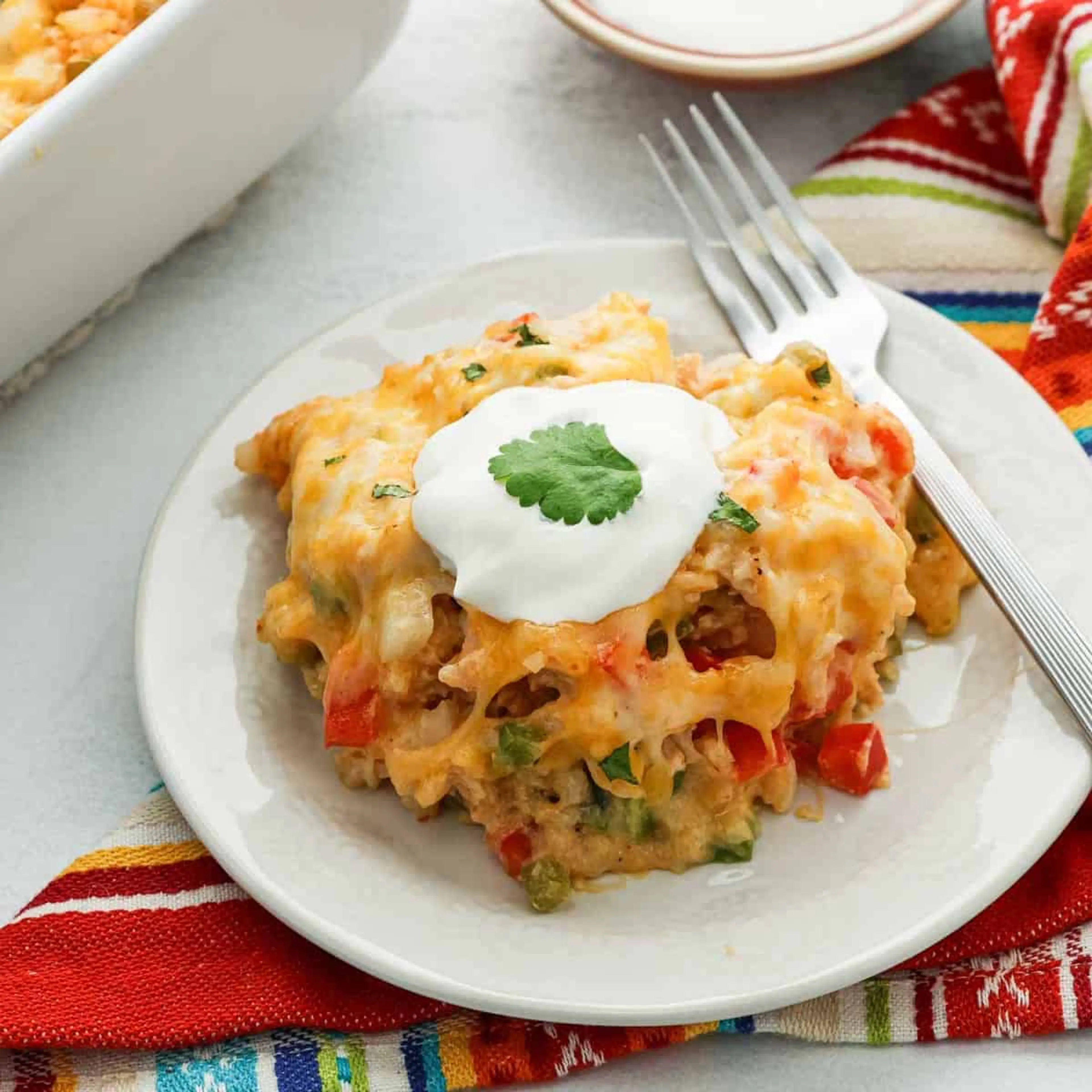 Chicken Fajita Casserole