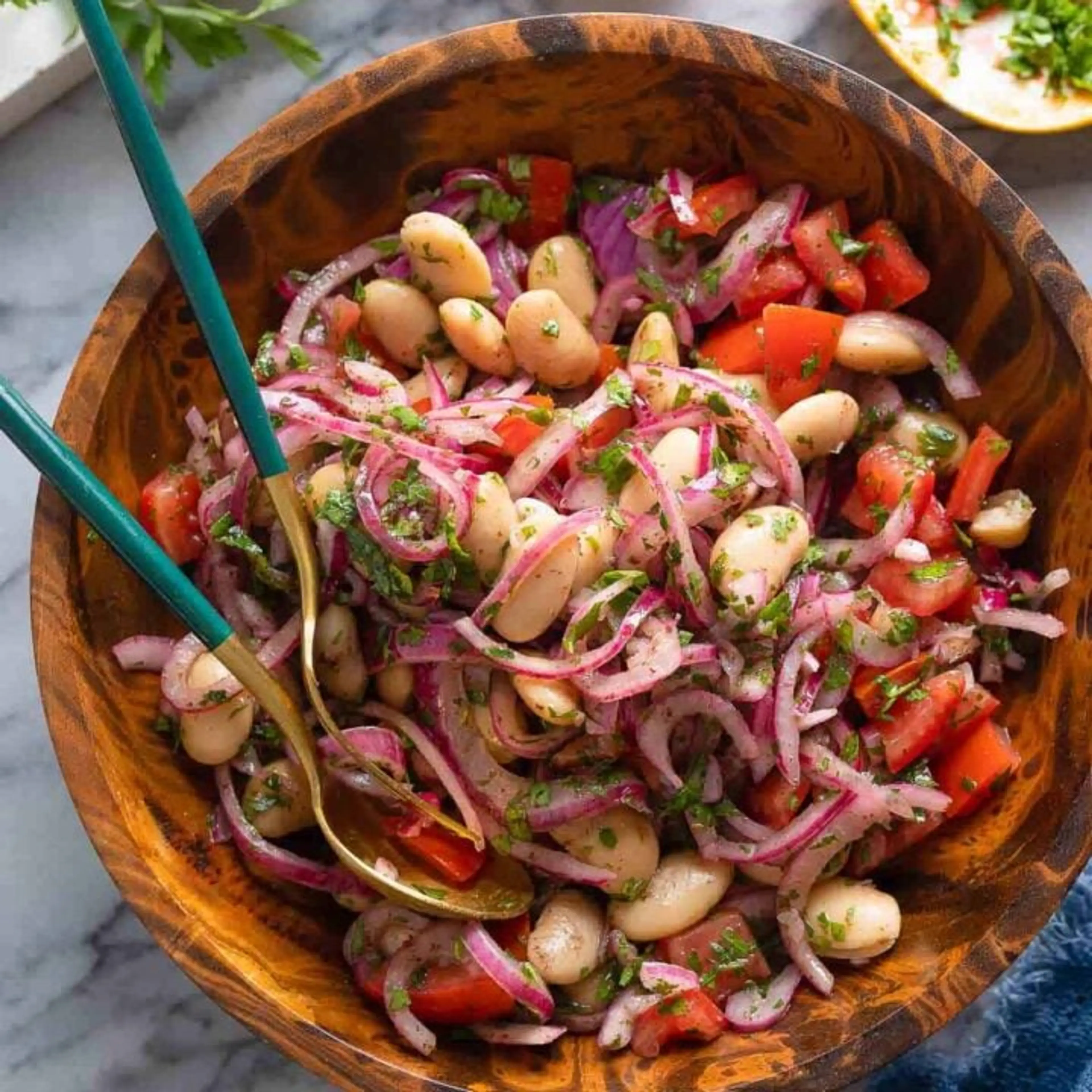 Piyaz (Turkish White Bean Salad)