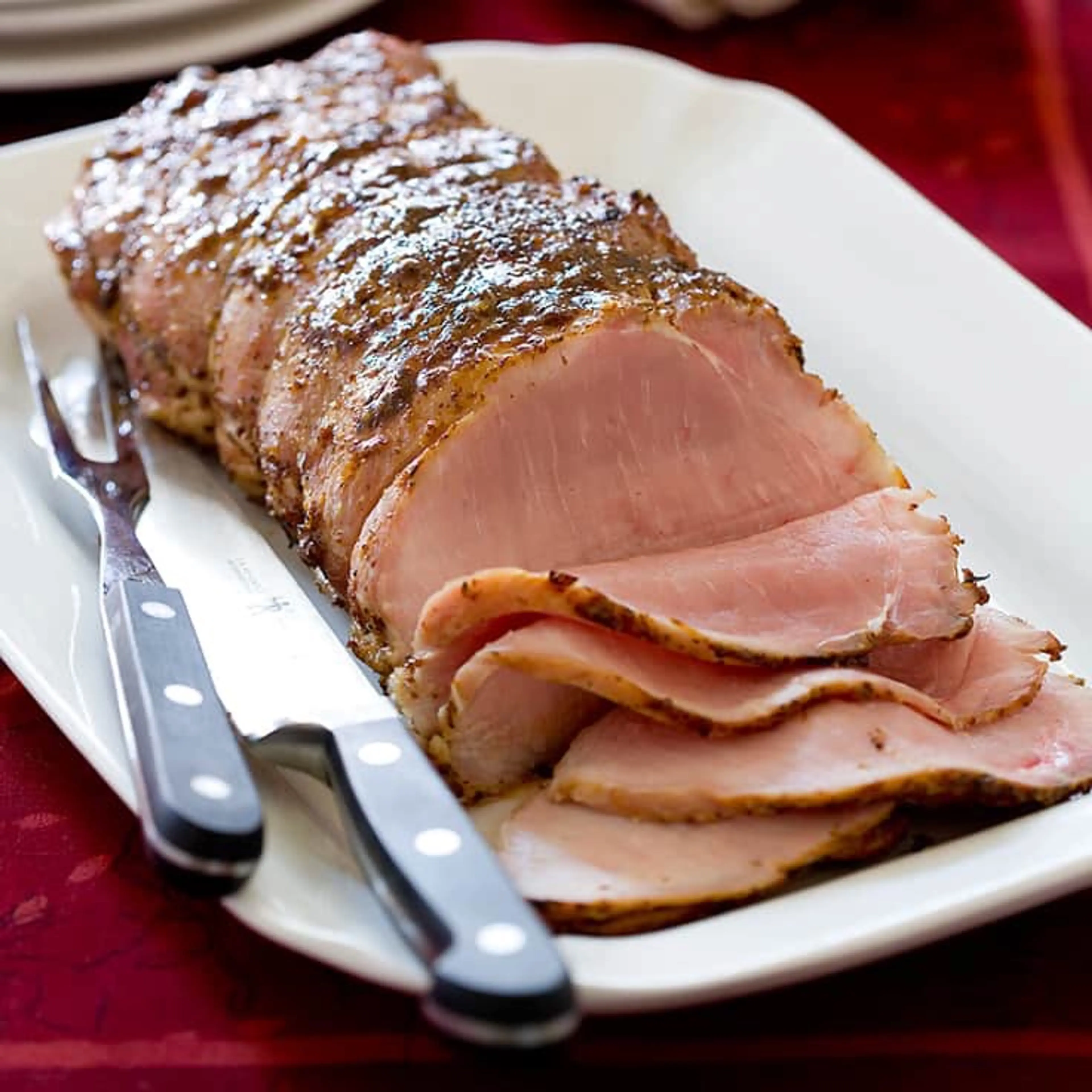 Grilled Mustard-Glazed Pork Loin (ATK)