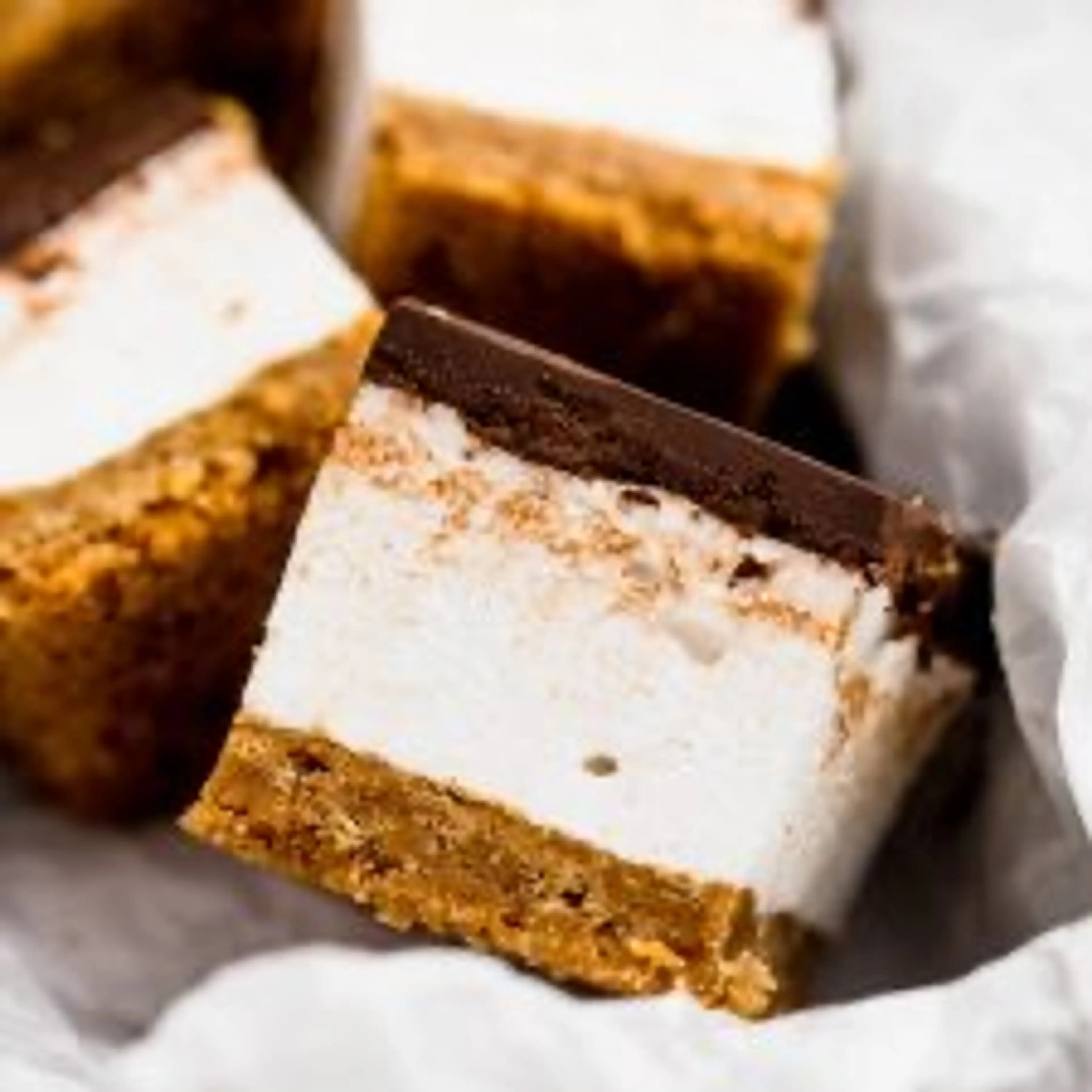 S'mores Bars with Homemade Vanilla Bean Marshmallow