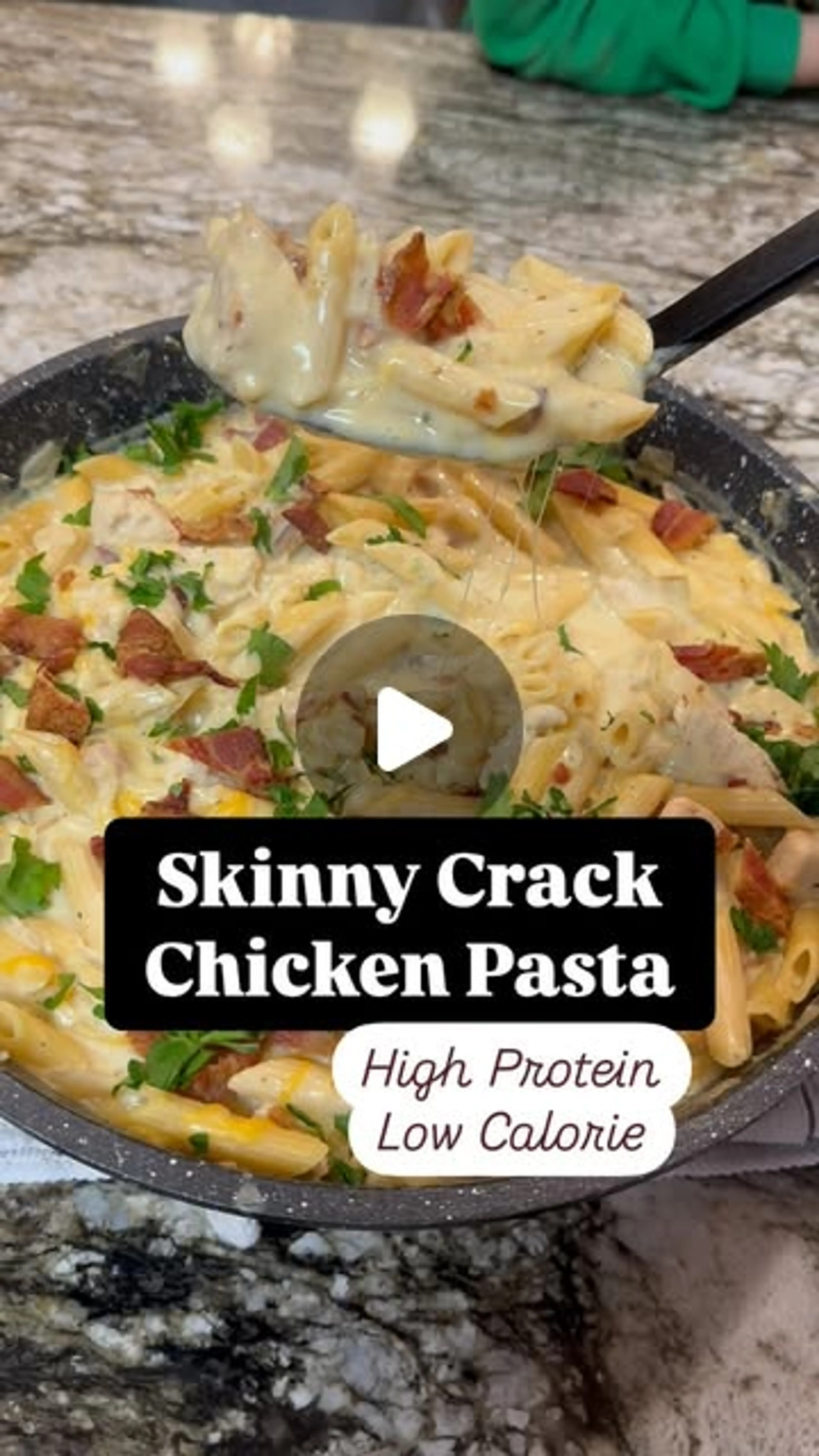 Skinny Crack Chicken Pasta