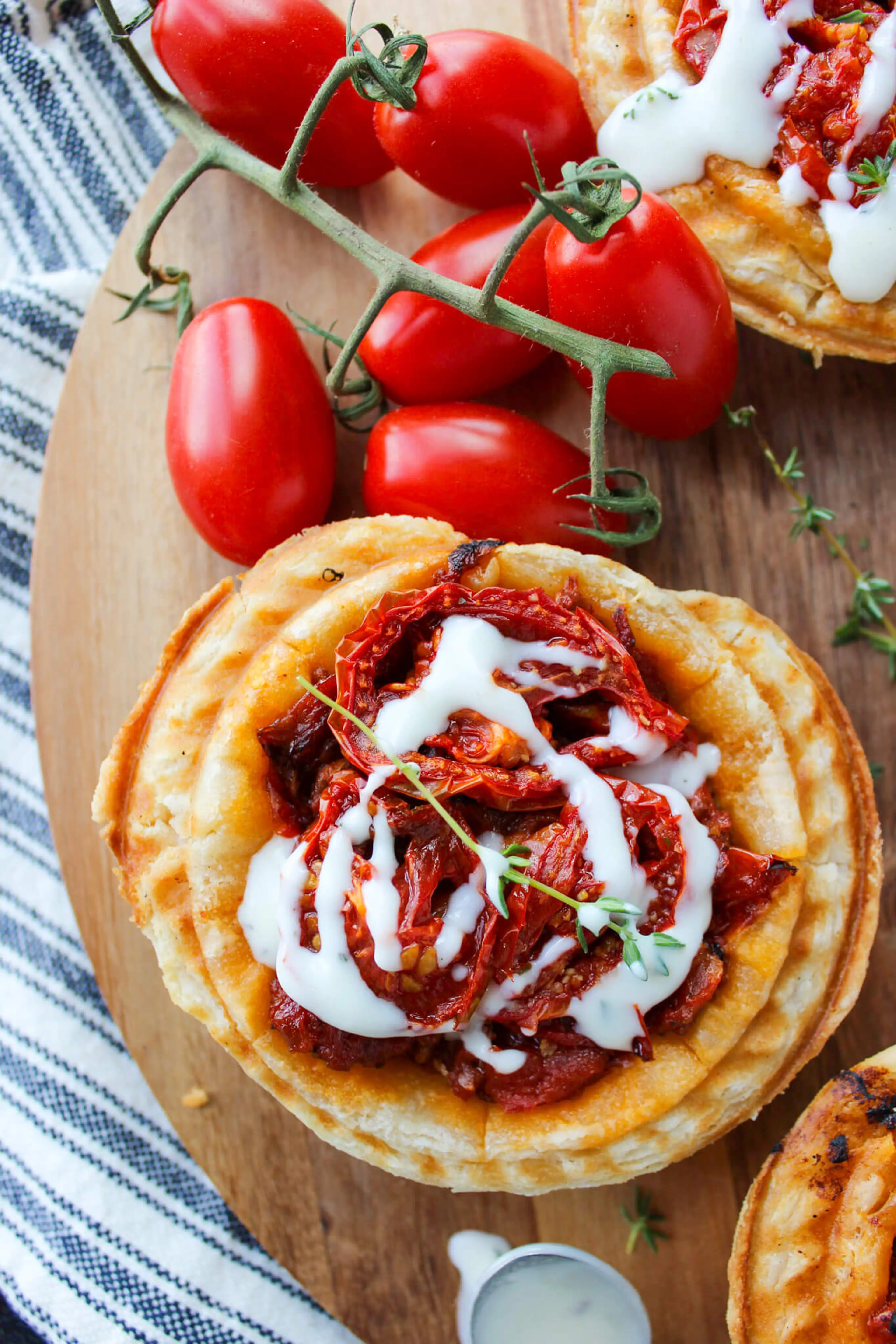 Tomato Pie with Thyme Bechamel