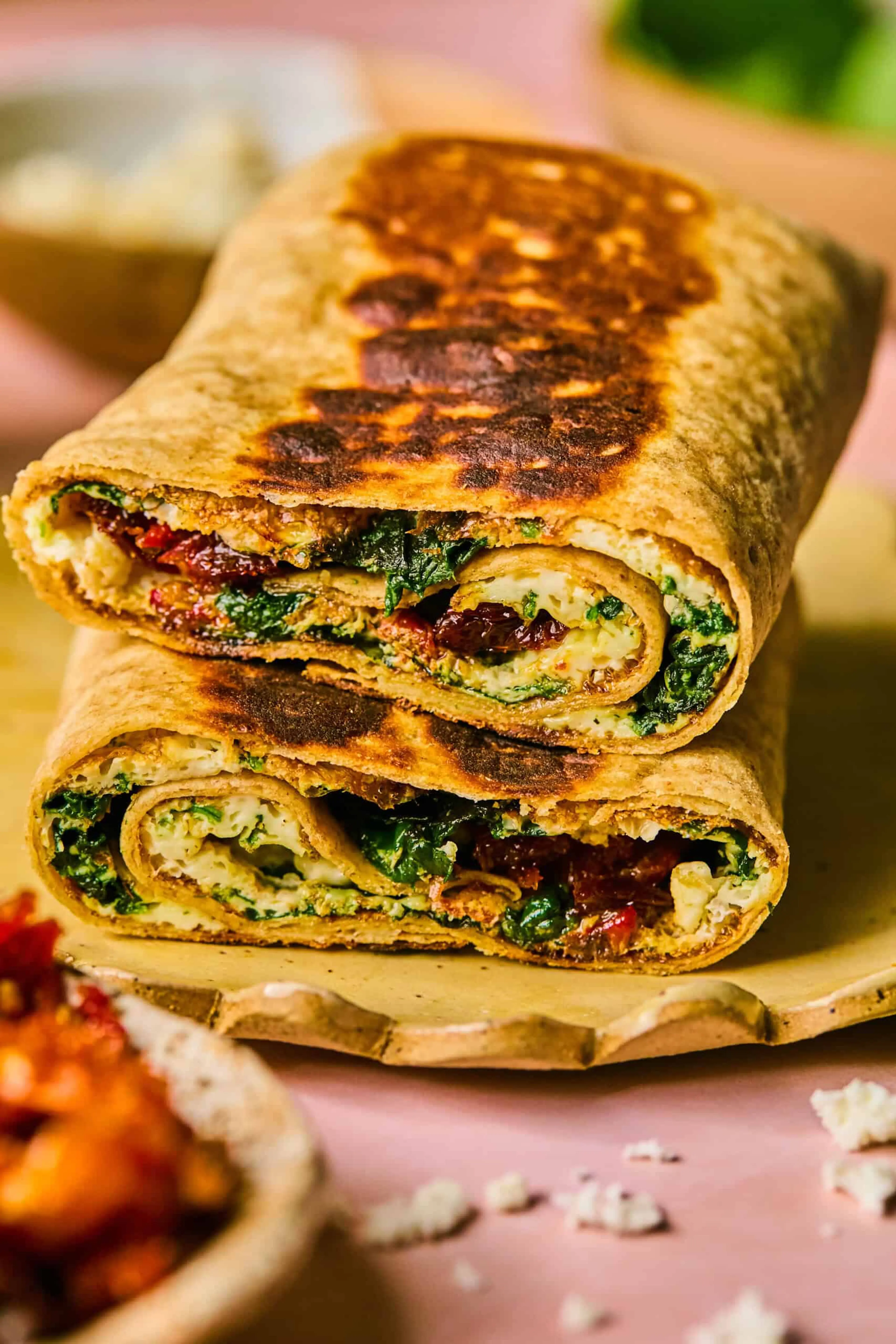 Spinach and Feta Wrap