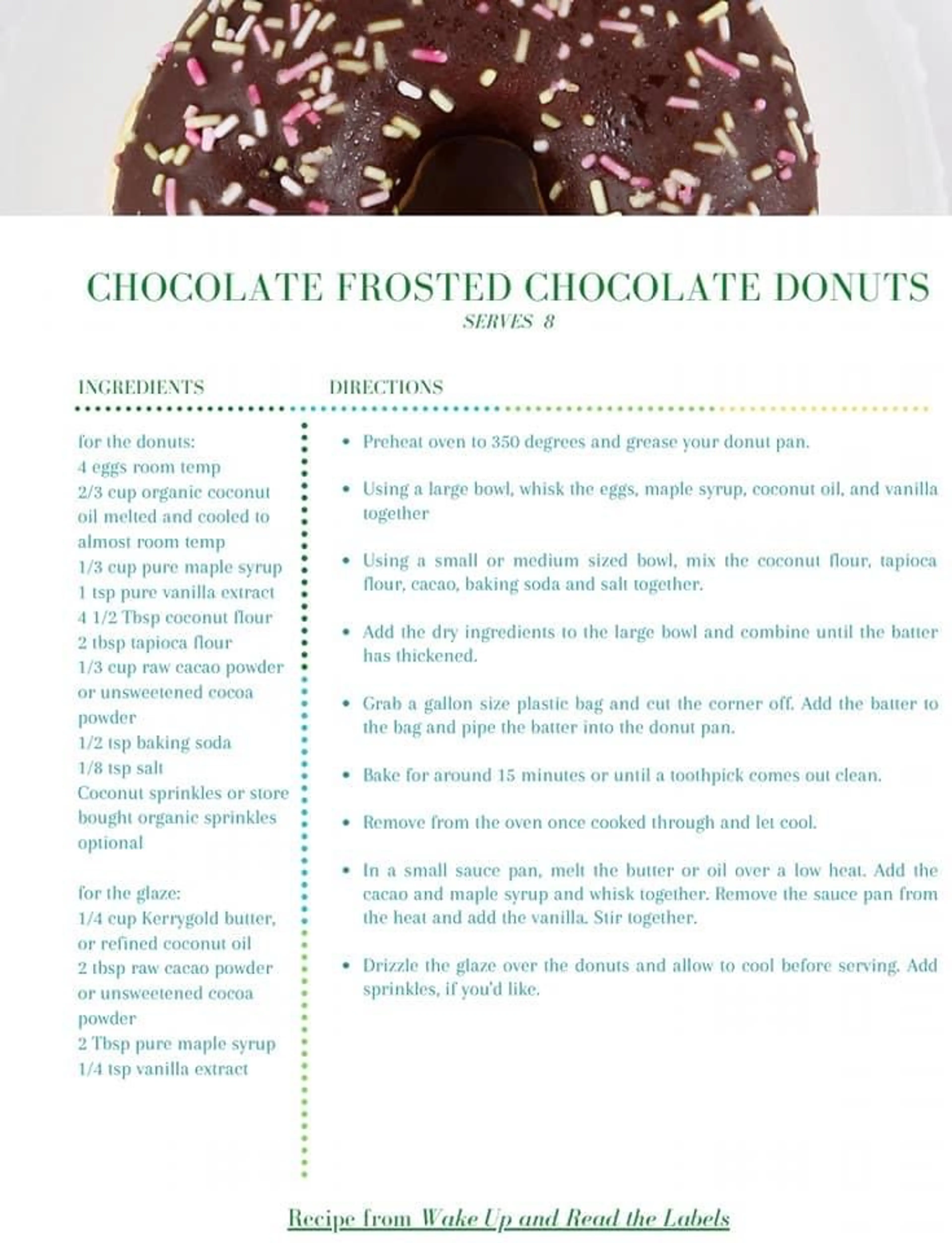 CHOCOLATE FROSTED CHOCOLATE DONUTS