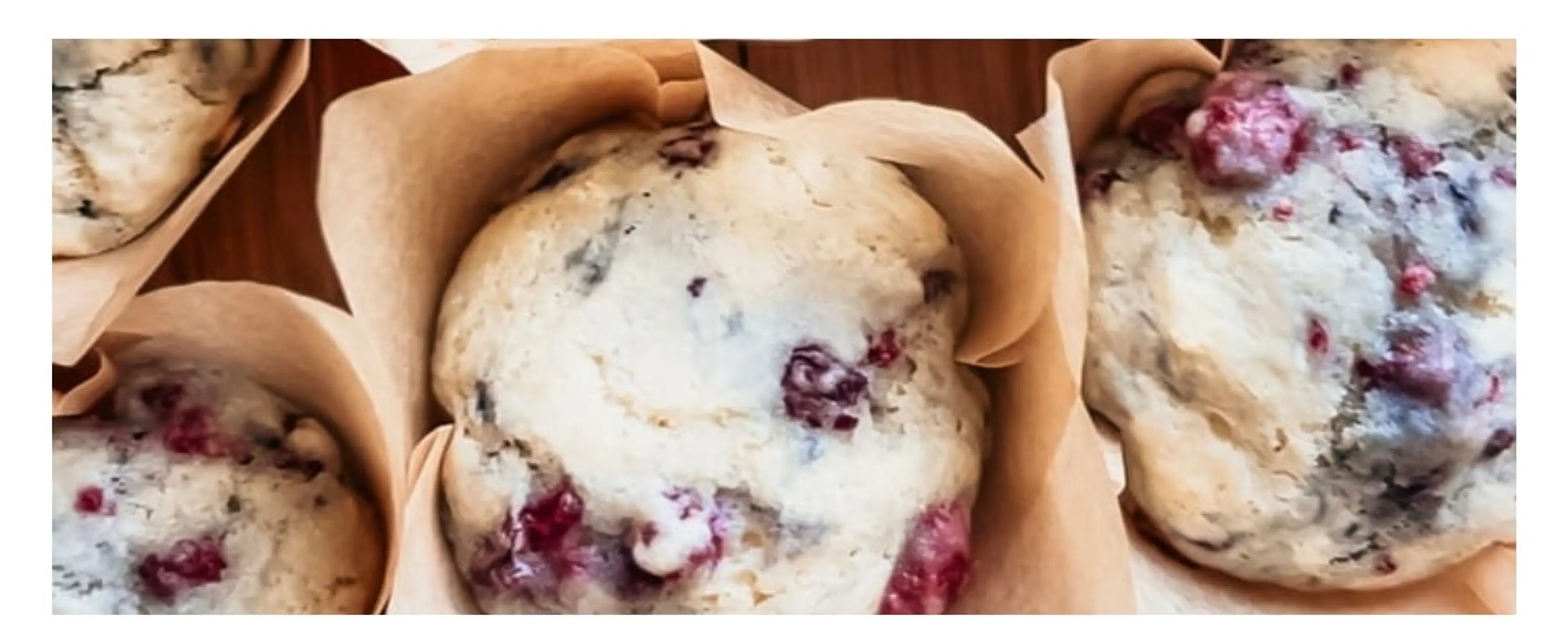 healthier raspberry lemon muffins