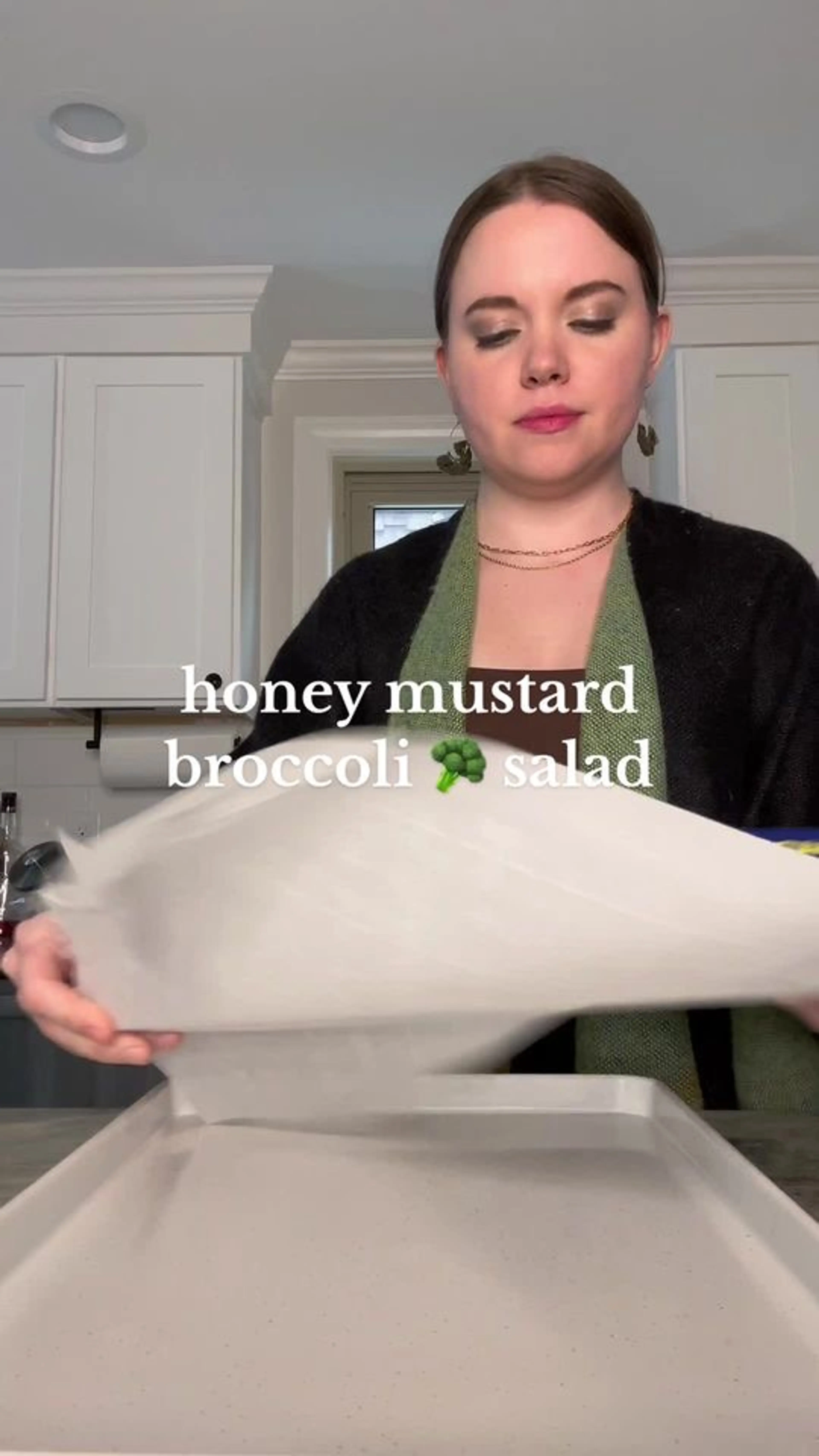HONEY MUSTARD BROCCOLI AND CHICKPEA SALAD