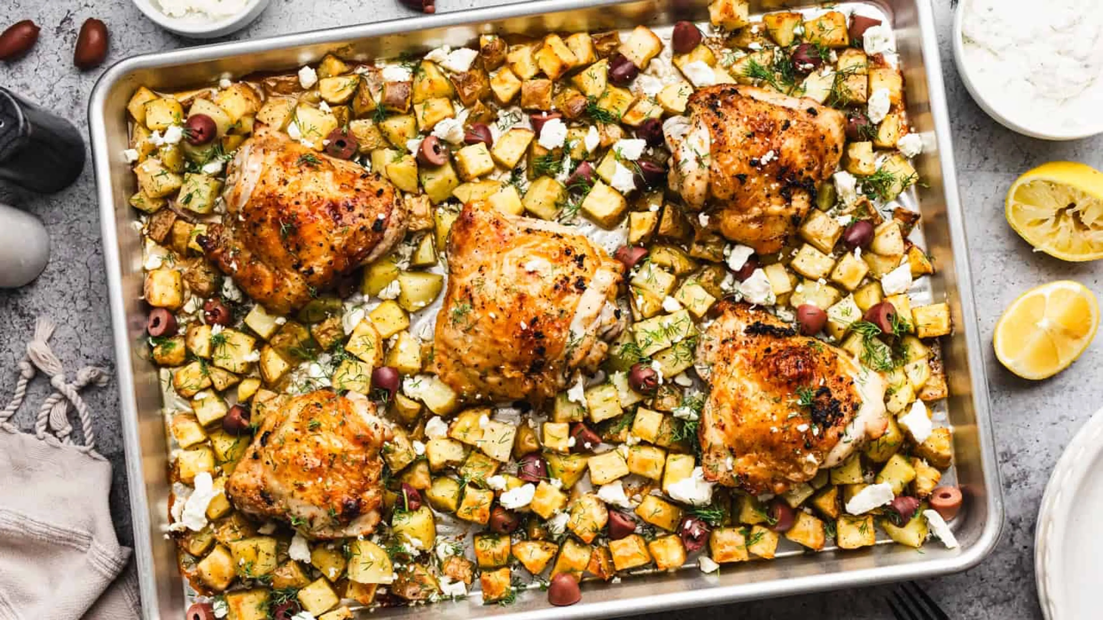 Greek Chicken and Potatoes