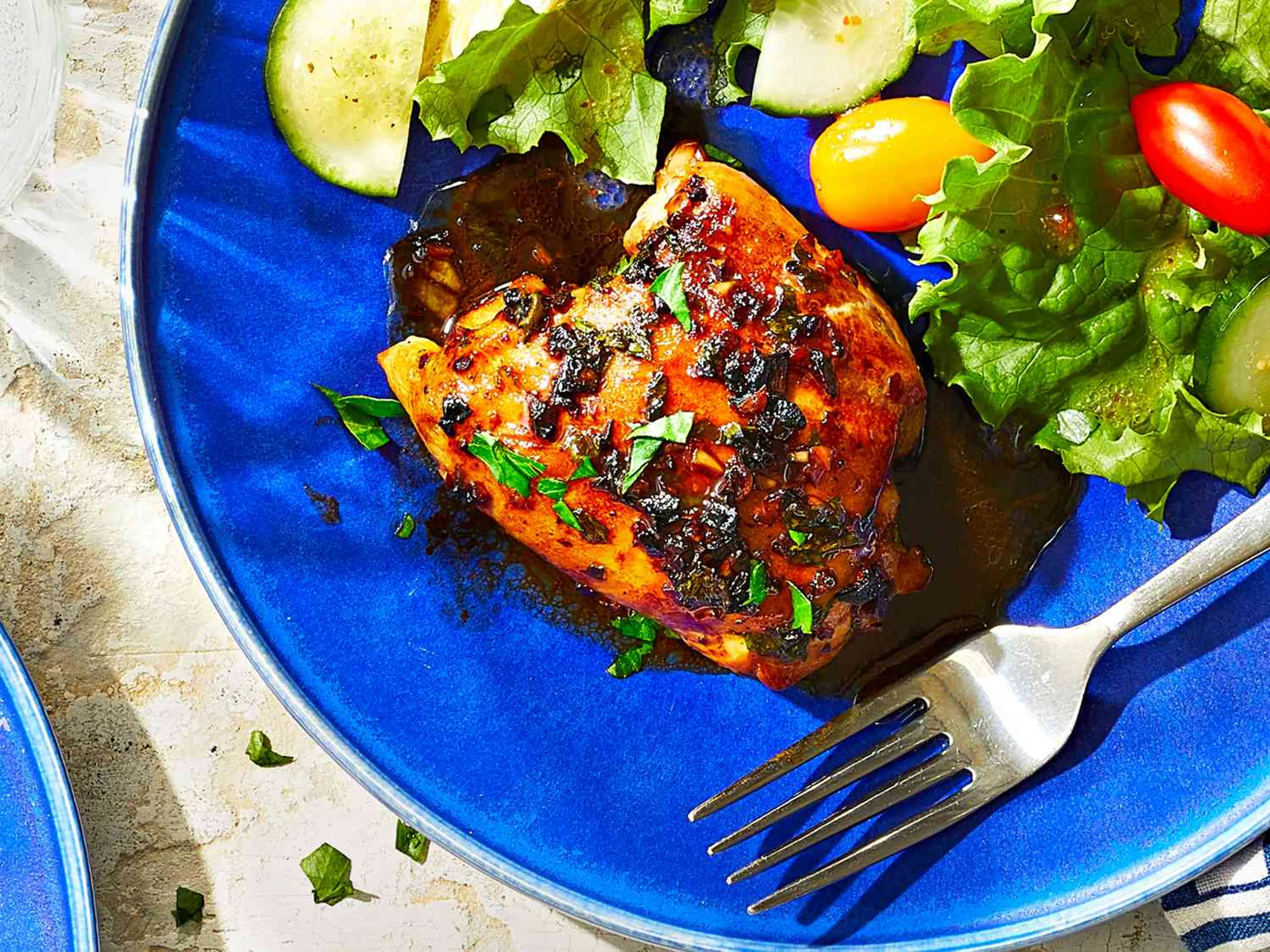 Easy Garlic Broiled Chicken