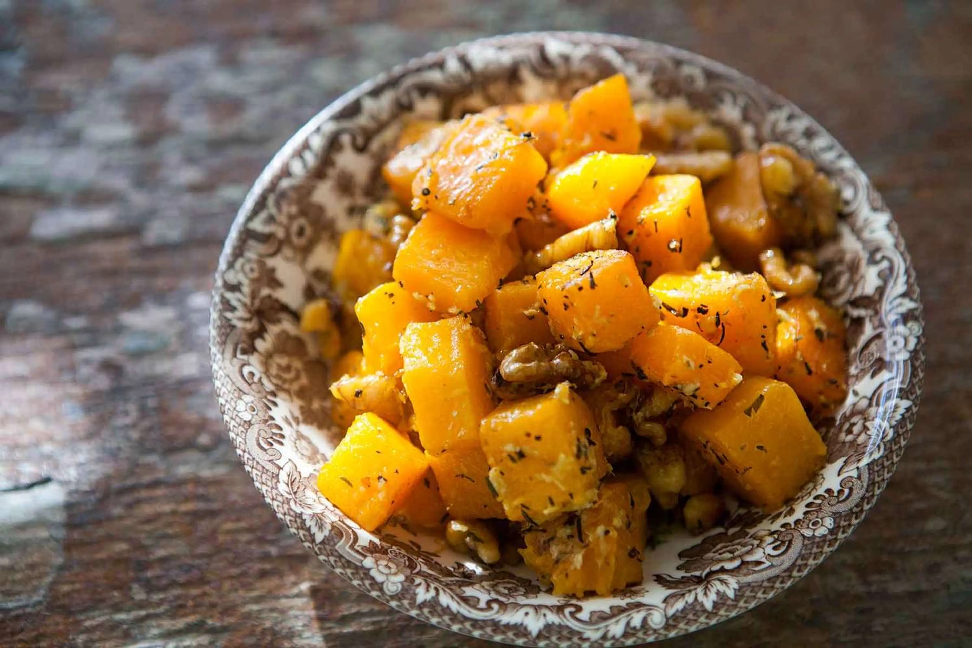 Butternut Squash with Walnuts & Vanilla
