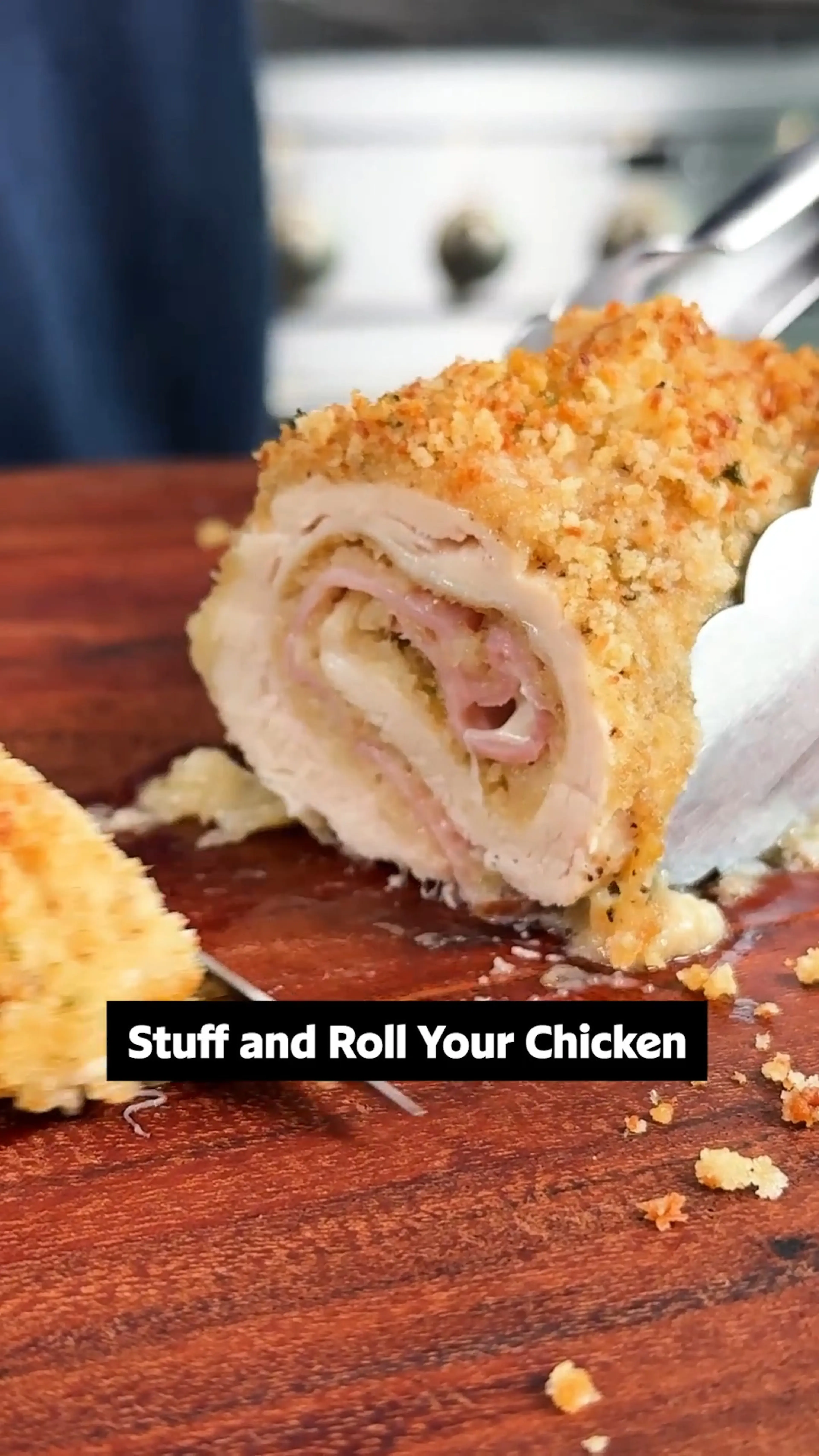 Baked Chicken Rollatini Are Elegant, Breaded Chicken Rolls F