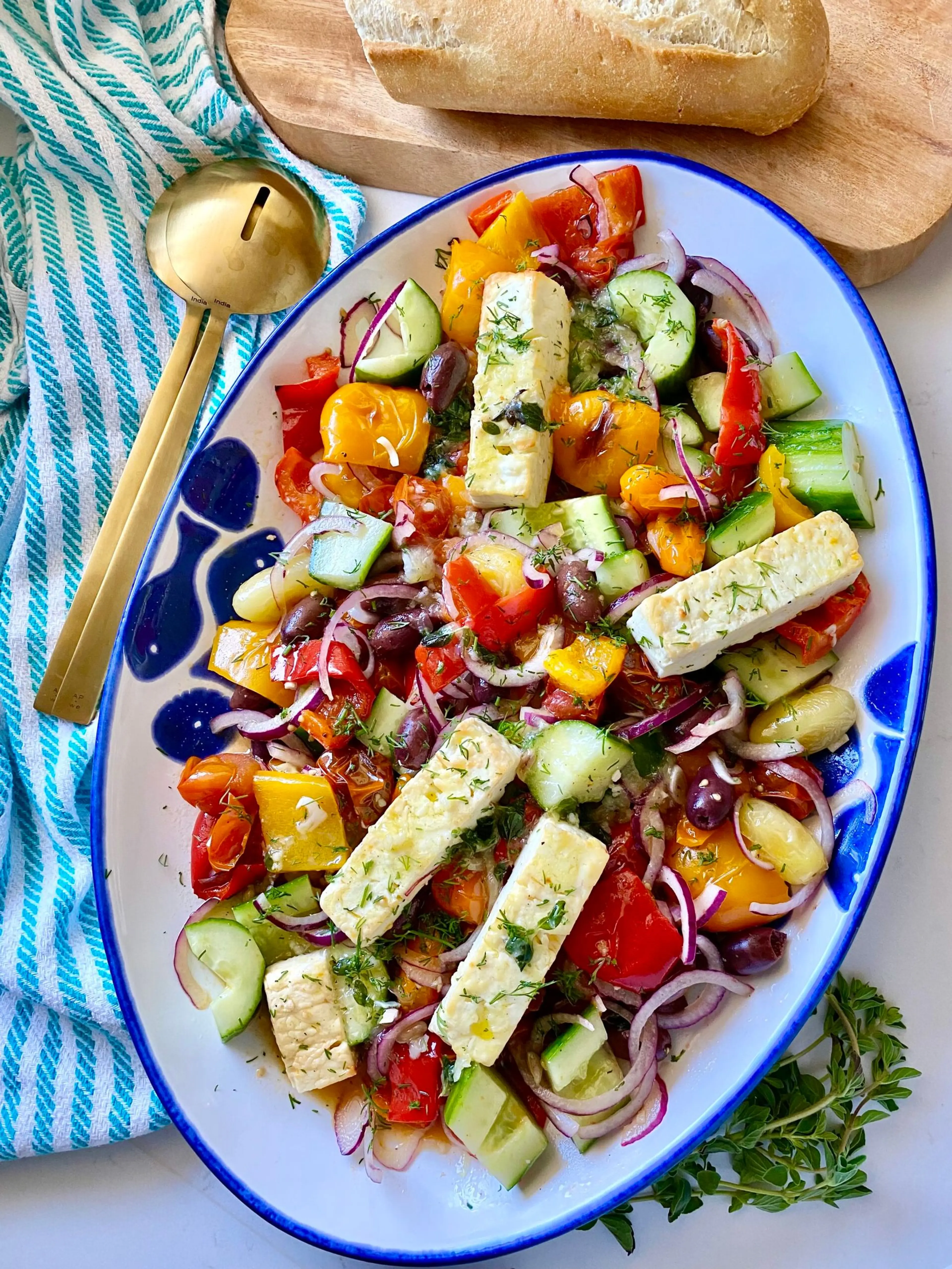 Roasted Greek Salad