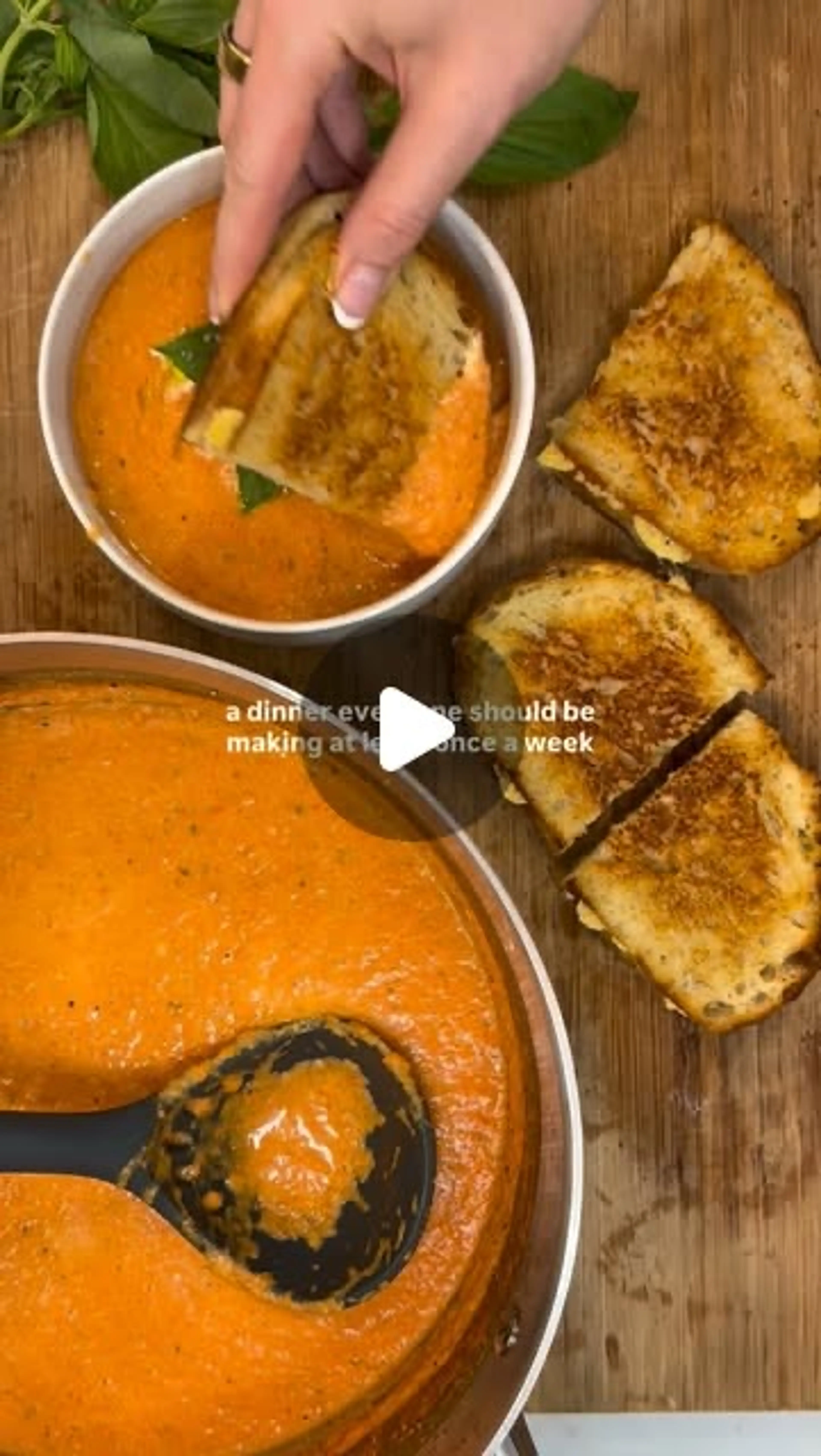 High-protein High-fiber Roasted Tomato Soup