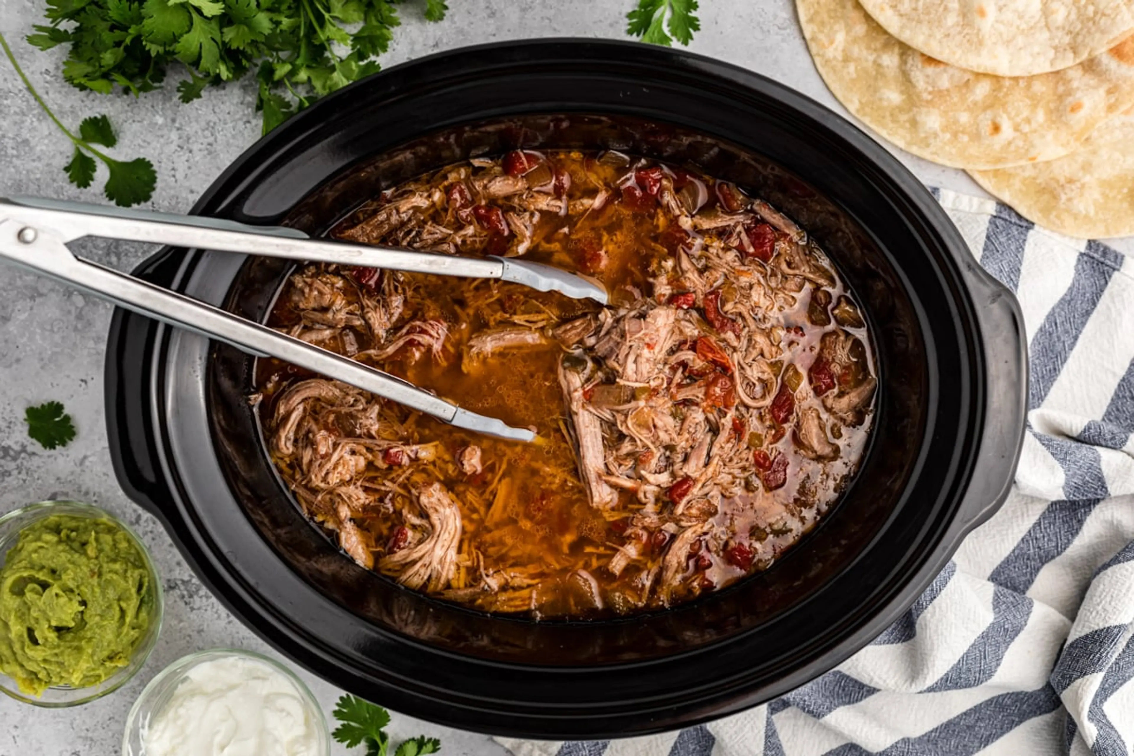 Slow Cooker Pork Burritos