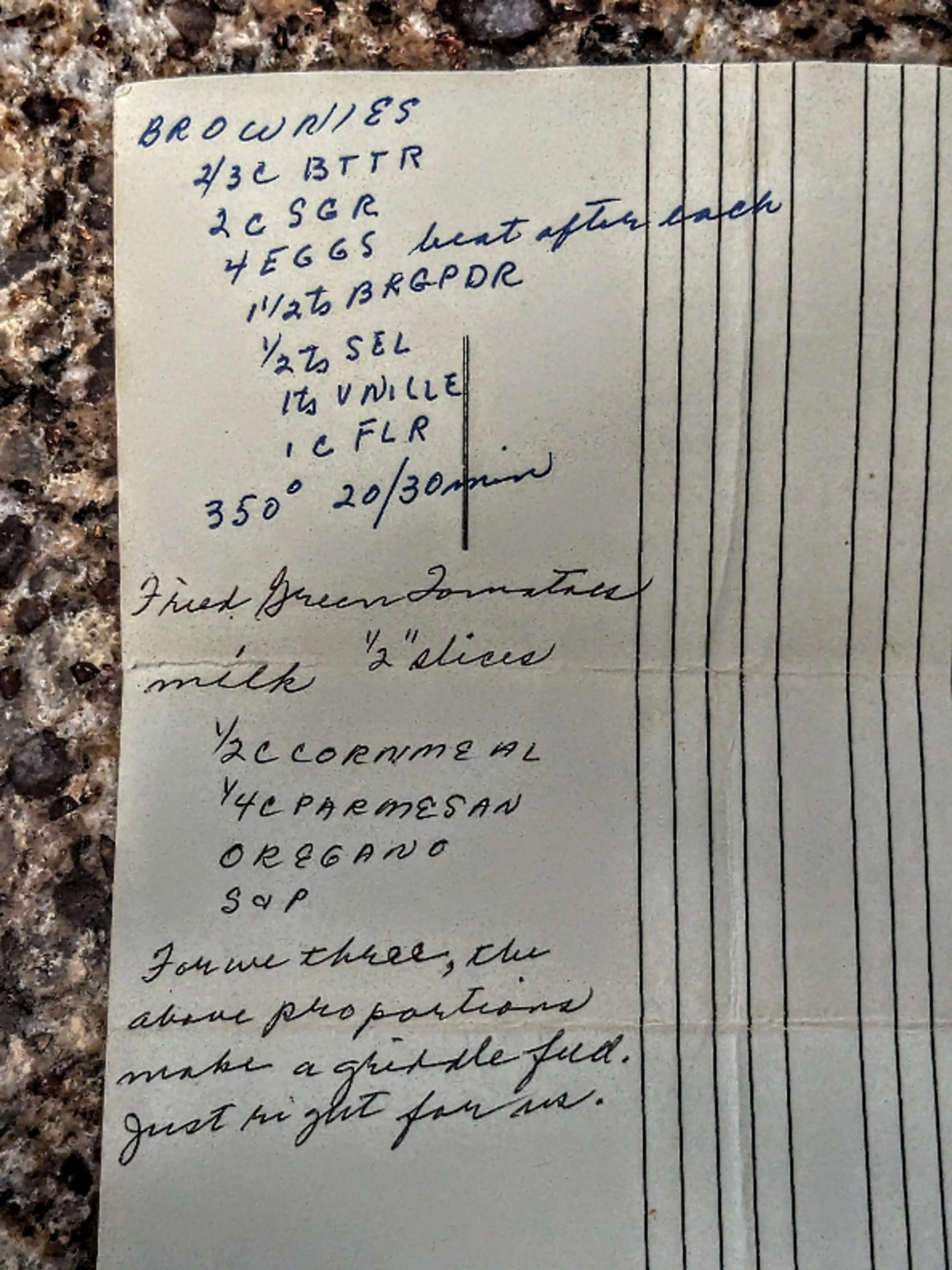 Grámère's Fried Green Tomatoes