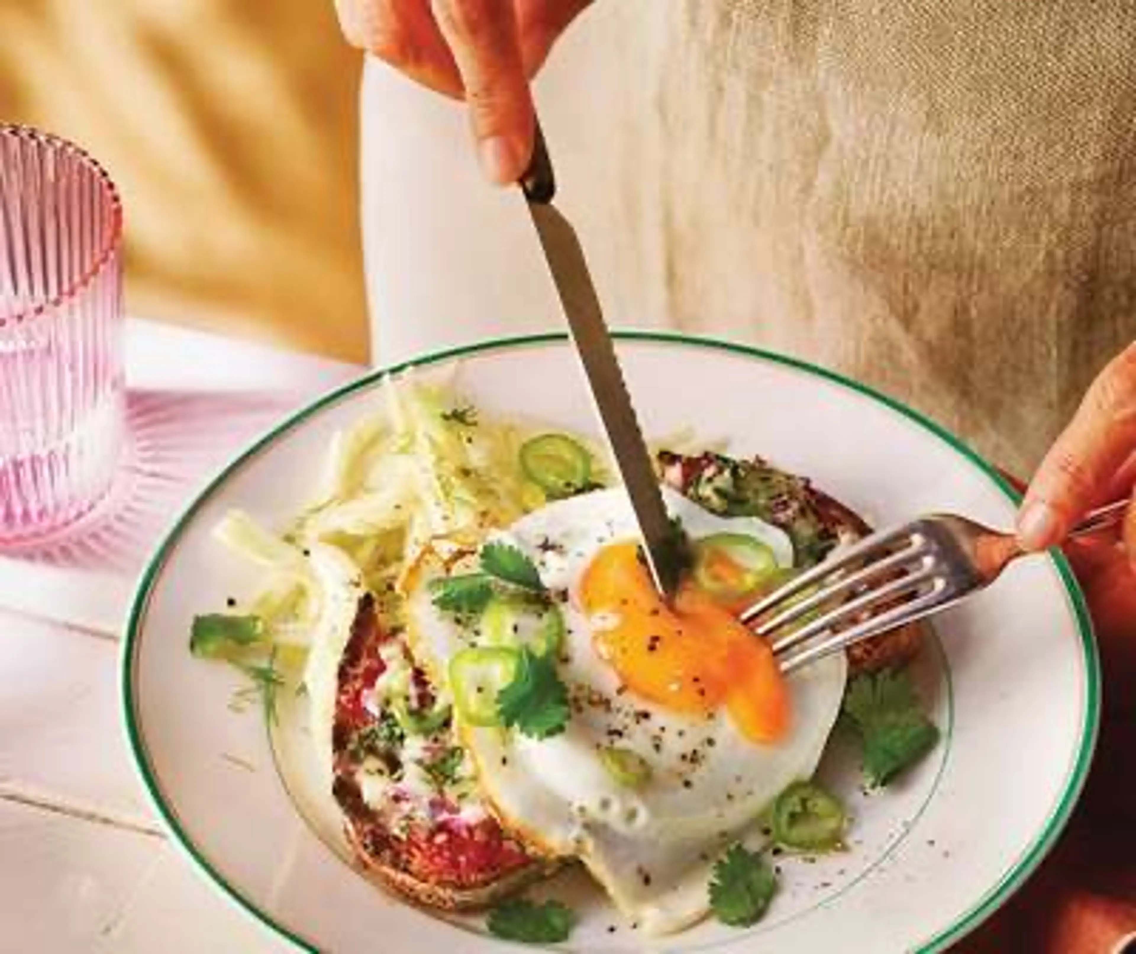 Mumbai-style eggs on toast