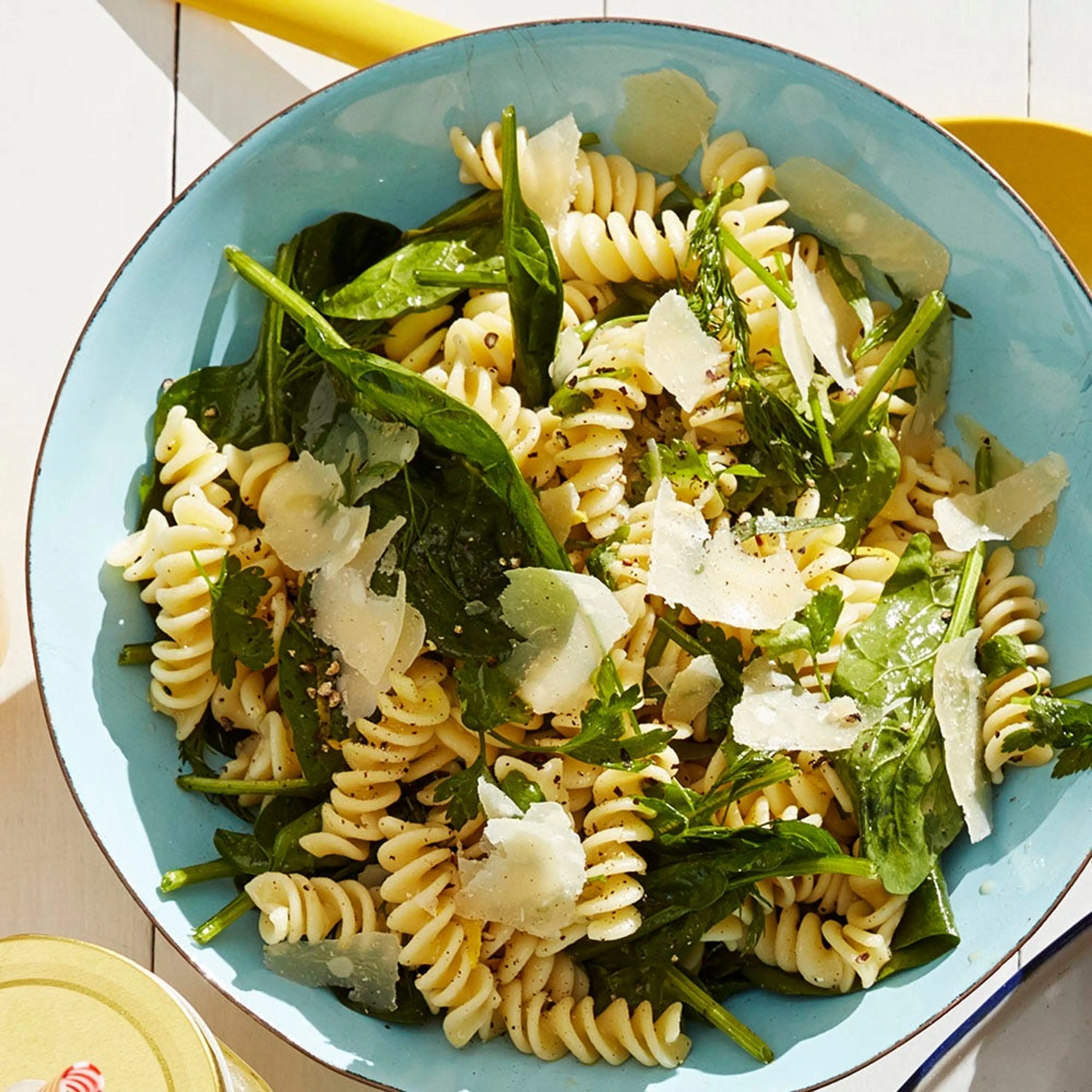 Lemon Marinated Herb Pasta Salad