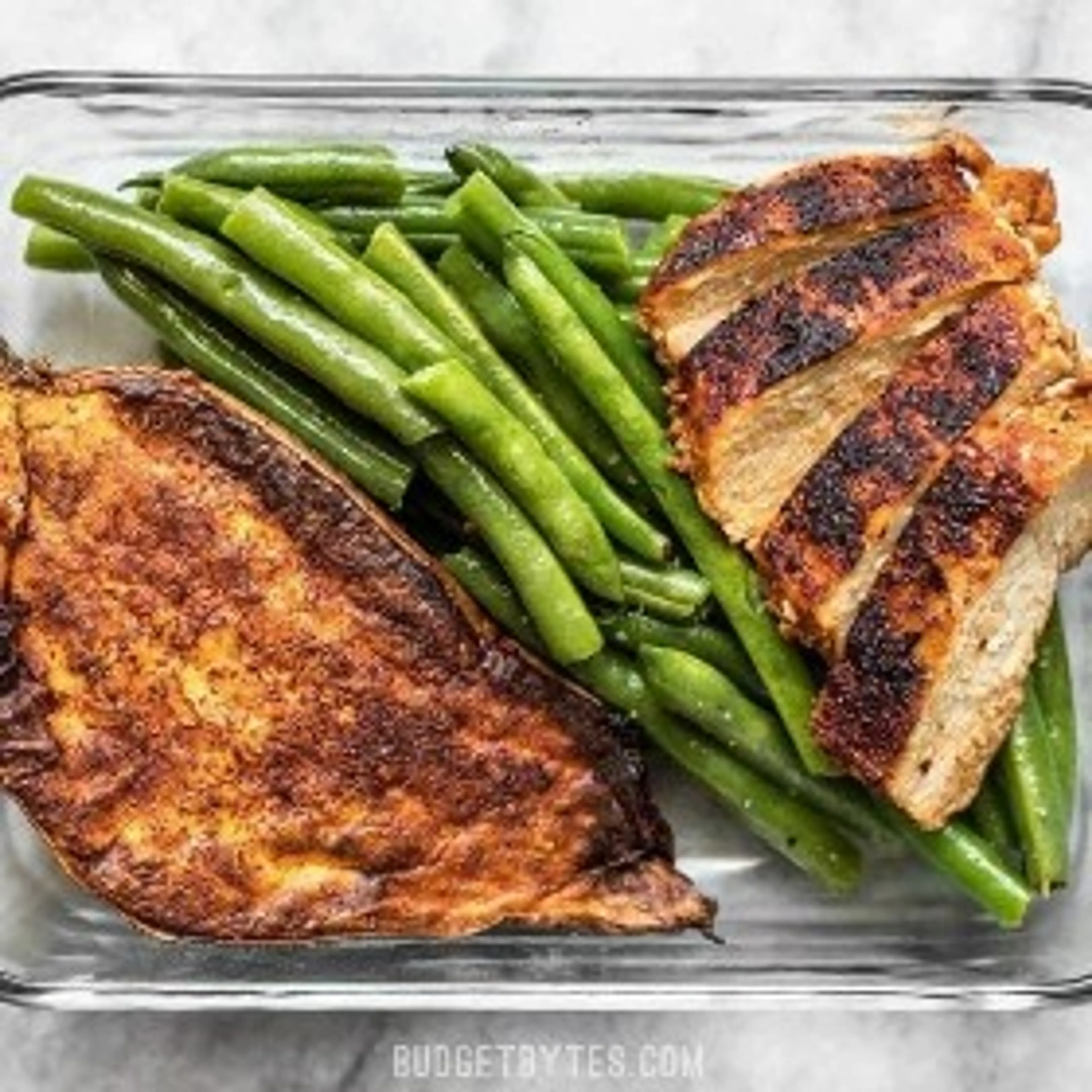 Smoky Chicken and Cinnamon Roasted Sweet Potato
