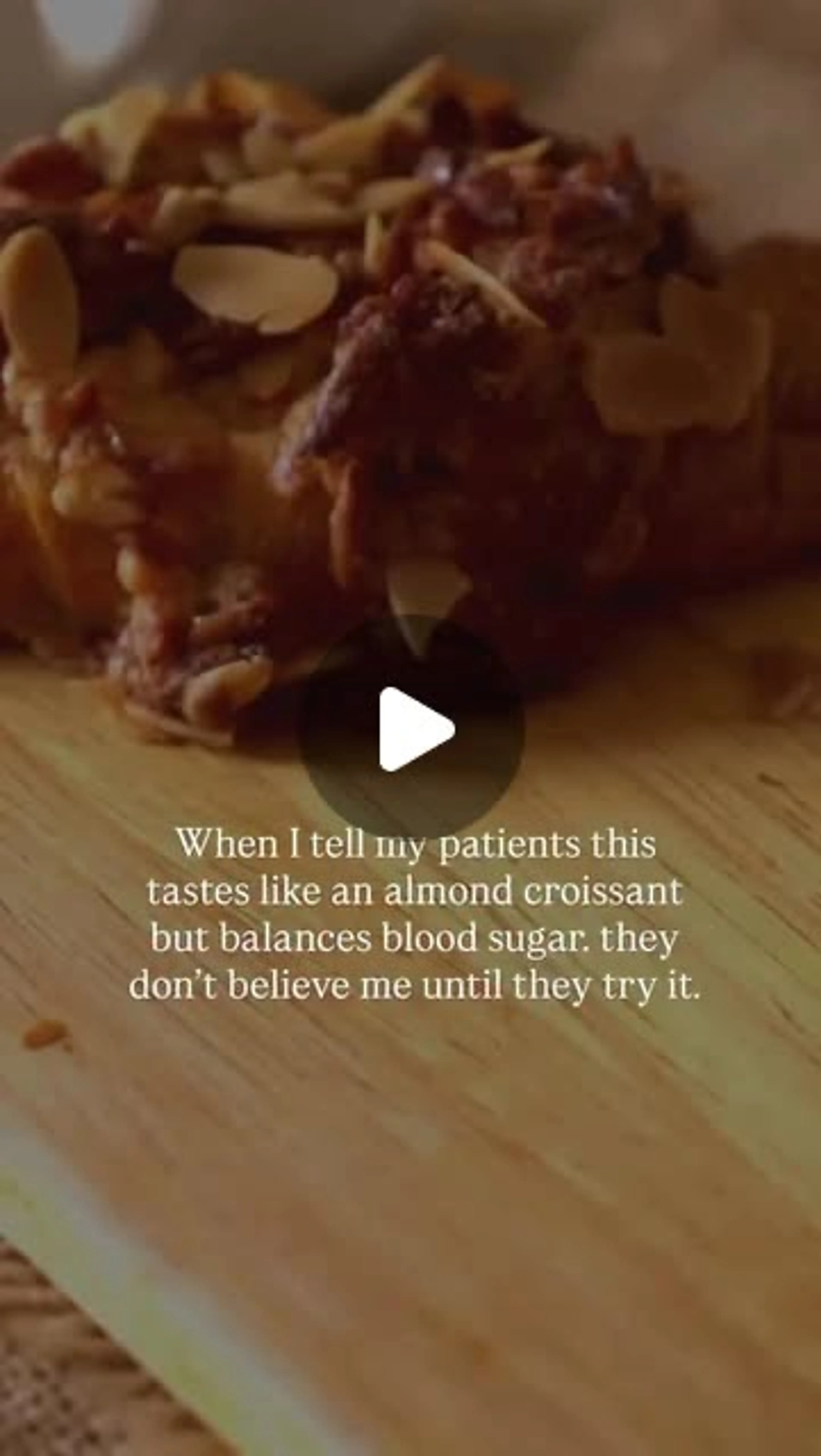 Healthy Almond Croissan Baked Oats