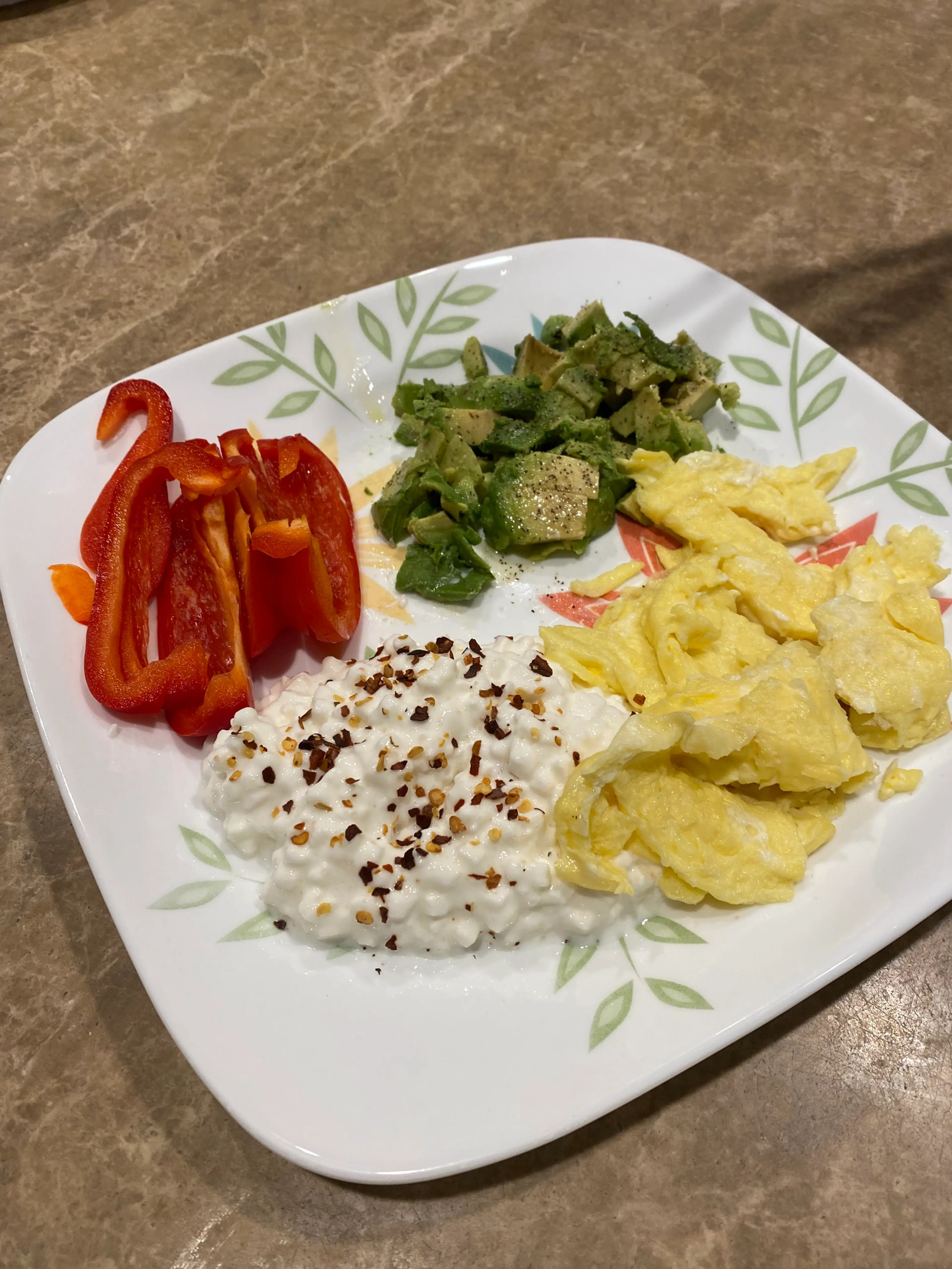 Scramble with Cottage & Veggies